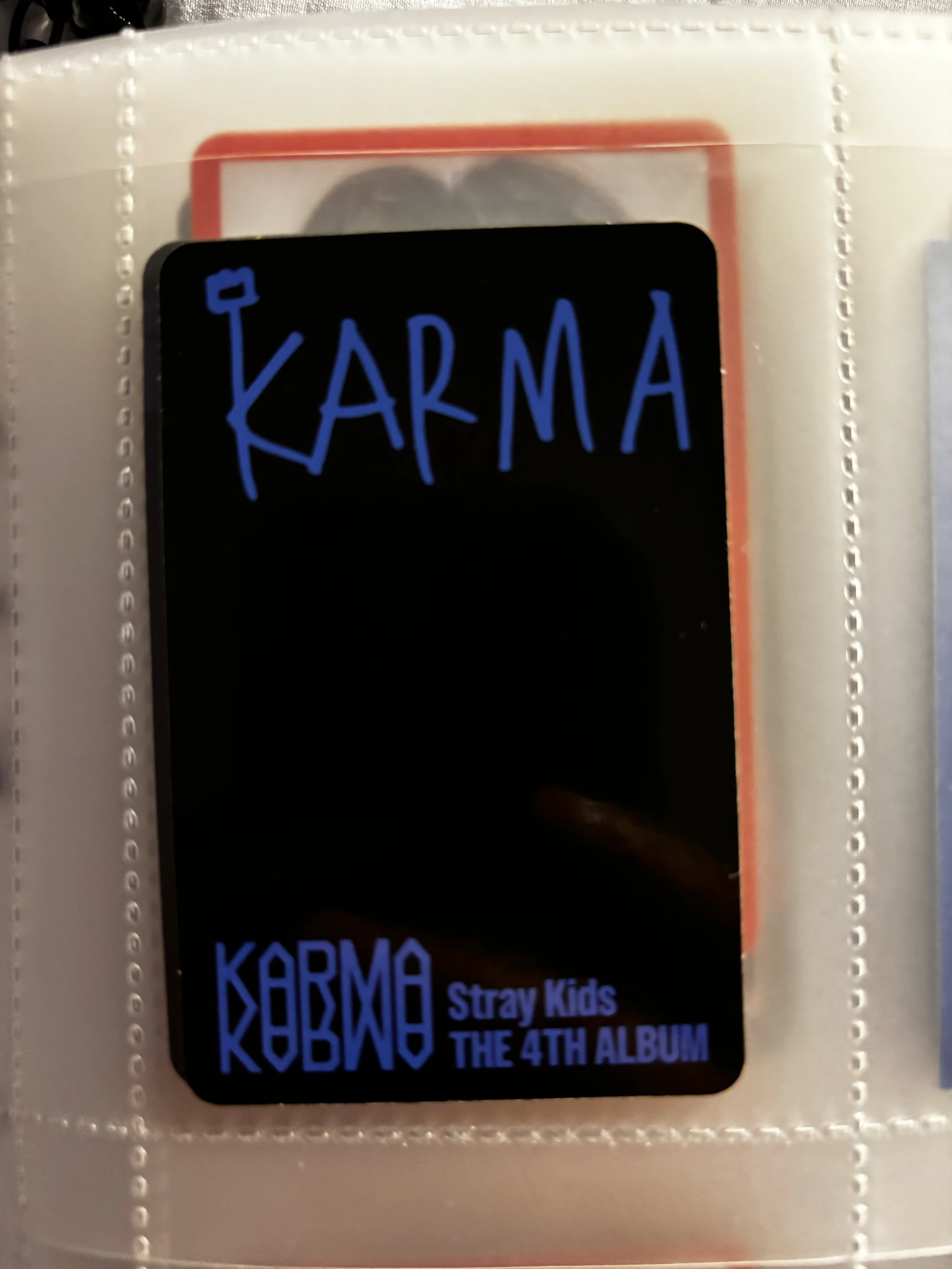 Stray Kids Changbin Stray Kids - Changbin - KARMA Album album photocard Limited Karma Ver. listing photo 2