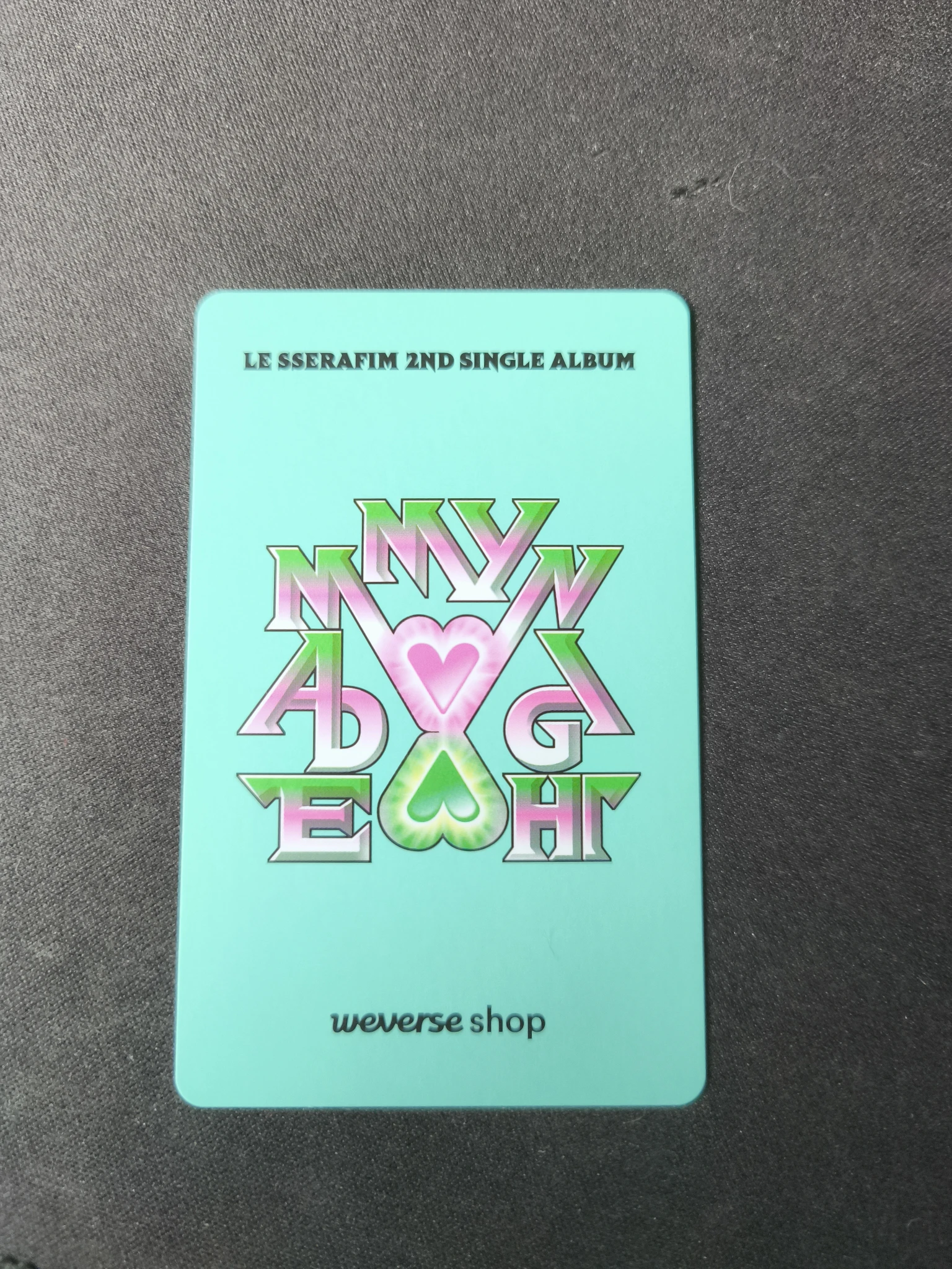 LE SSERAFIM Huh Yunjin LE SSERAFIM - Huh Yunjin - Made My Night Album weverse global shop (wvg) pob (pre-order benefit) compact version listing photo 2