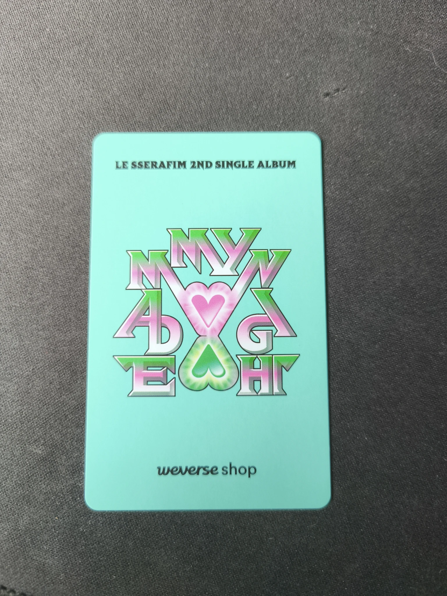 LE SSERAFIM Sakura LE SSERAFIM - Sakura - Made My Night Album pob (pre-order benefit) weverse global shop (wvg) compact version listing photo 2