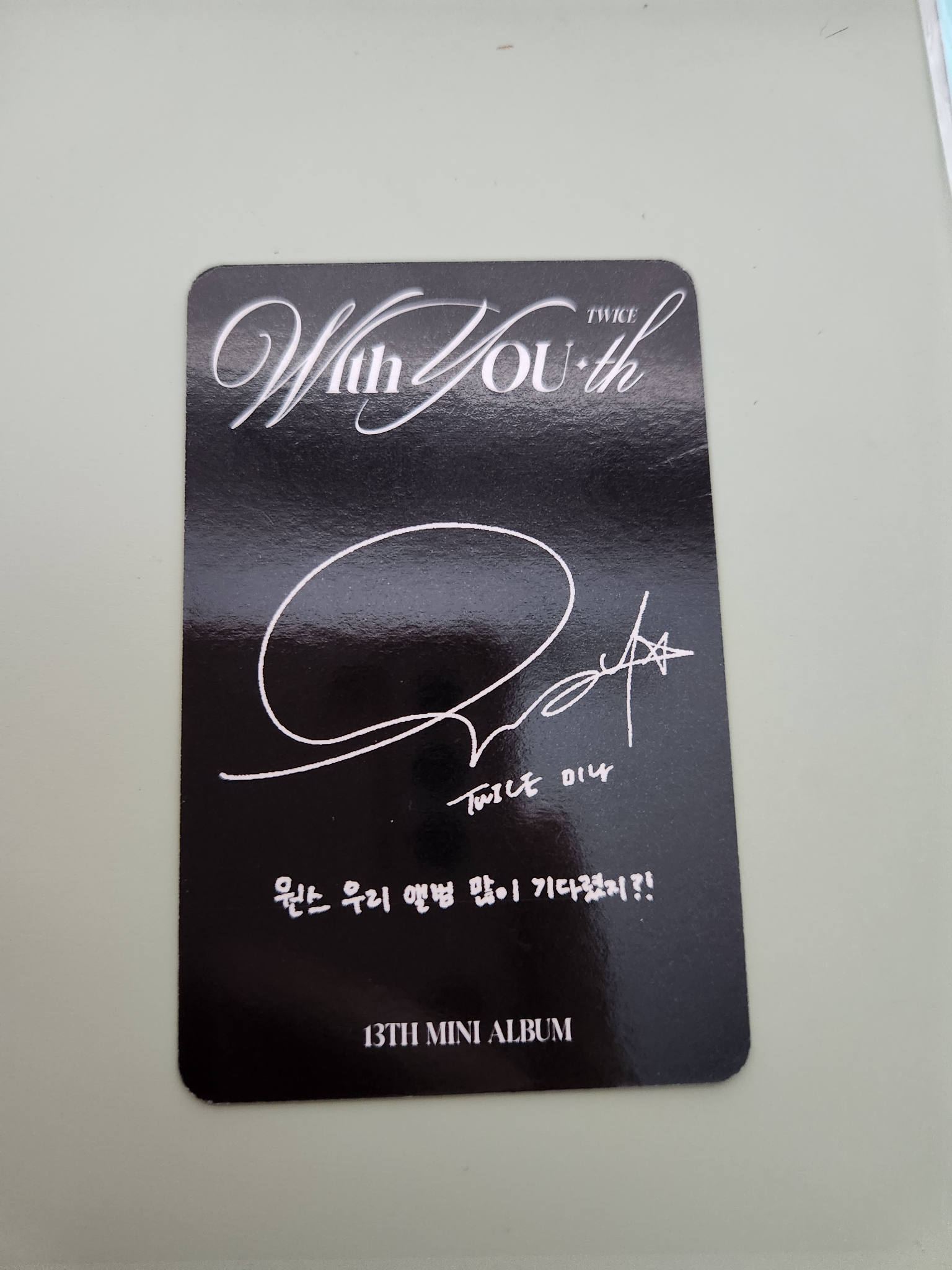 TWICE Mina TWICE-Mina-Album-with you-th listing photo 2