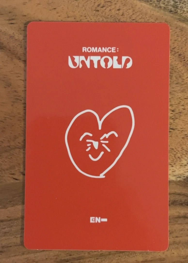 ENHYPEN Jay ENHYPEN - Jay - ROMANCE: UNTOLD Album album photocard engene ver. listing photo 2