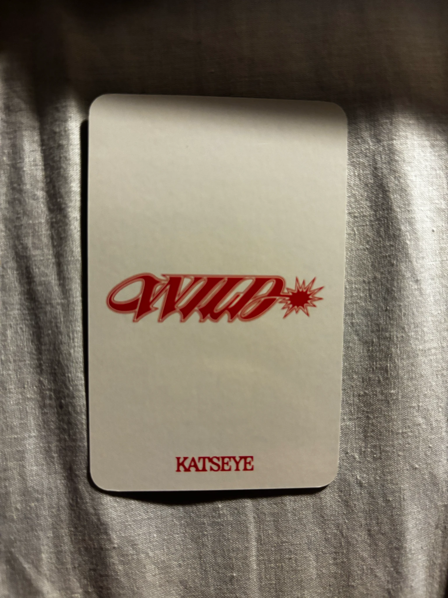 KATSEYE Yoonchae KATSEYE - Yoonchae - WILD Album trading card A version pop-up merch photocard listing photo 2
