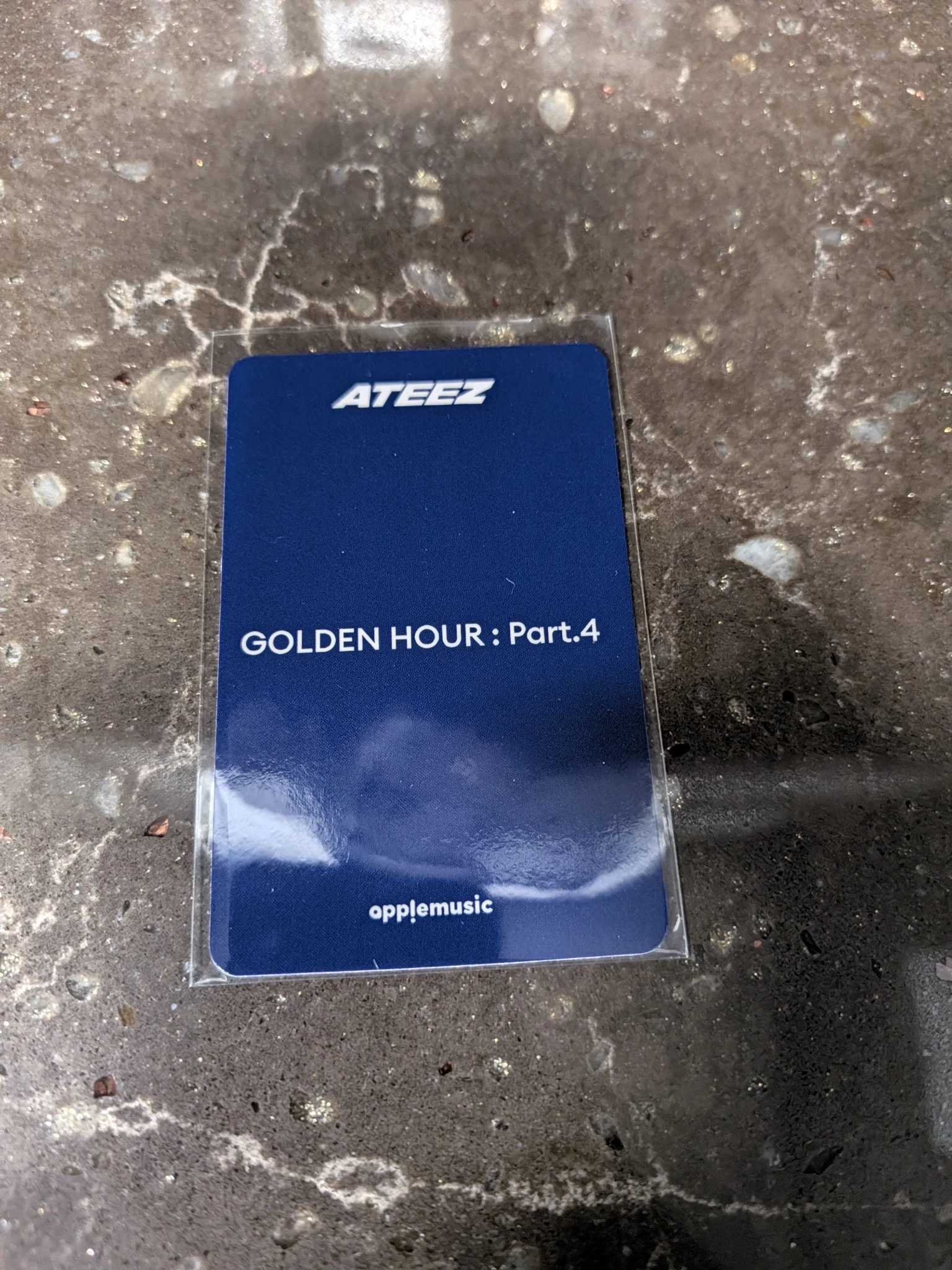 ATEEZ Yunho ATEEZ - Yunho - Golden Hour : Part.4 Album apple music pob (pre-order benefit) round 1 photobook version FPO listing photo 2