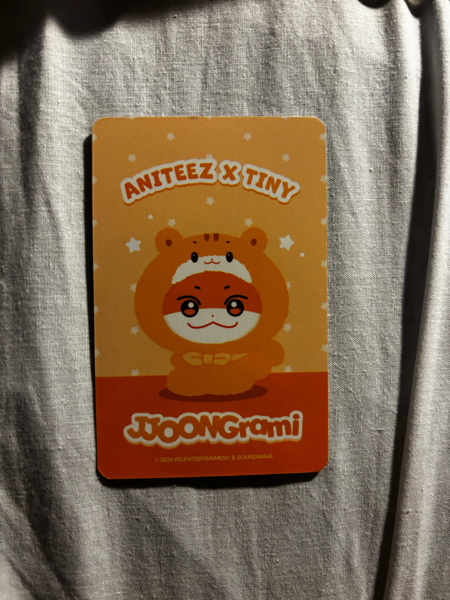 ATEEZ Hongjoong ATEEZ - Hongjoong - ANITEEZ IN COLOR Other merch photocard doll/figure keyring listing photo 2