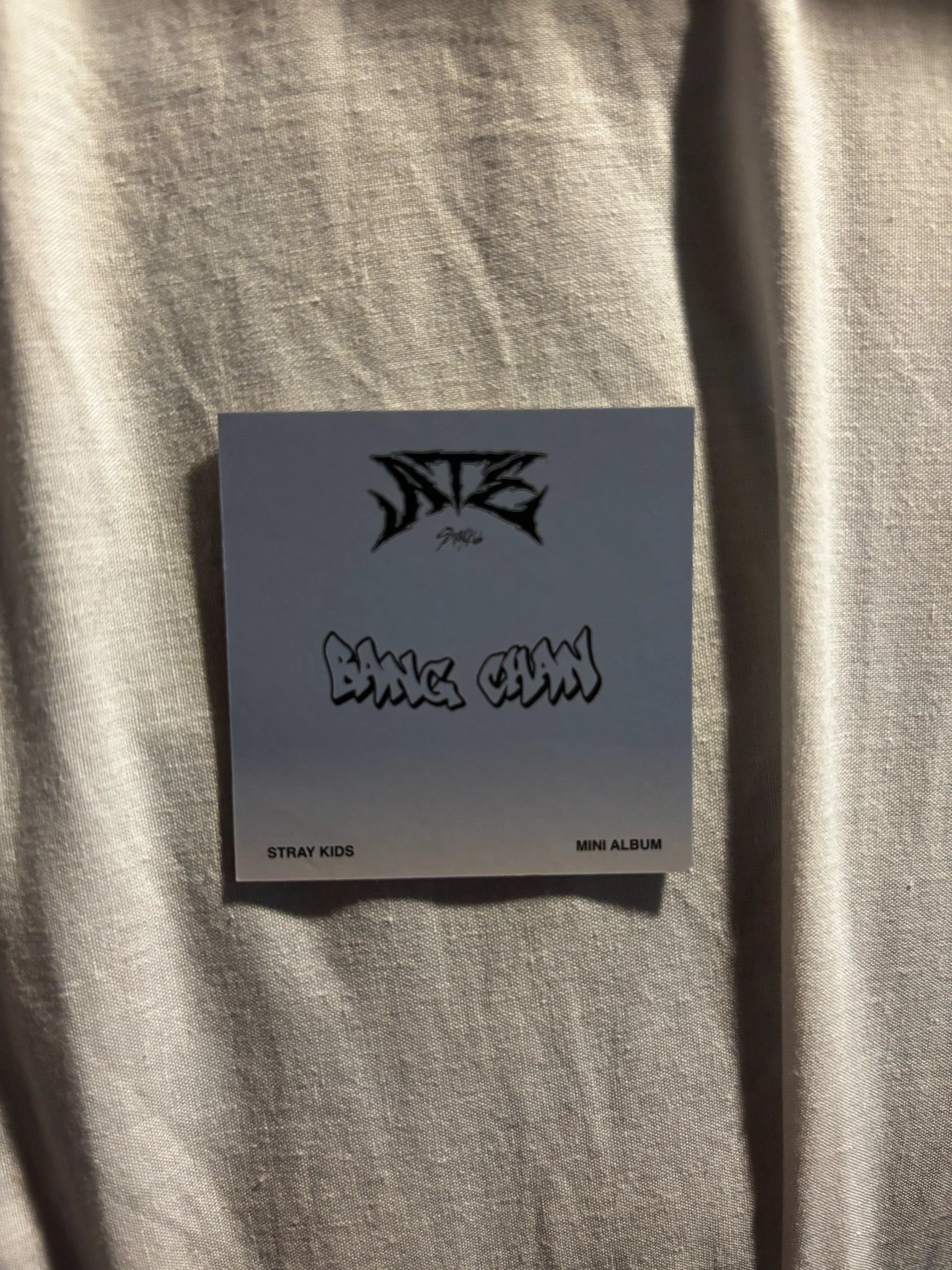 Stray Kids Bang Chan Stray Kids - Bang Chan - ATE Album lip card album inclusion listing photo 2