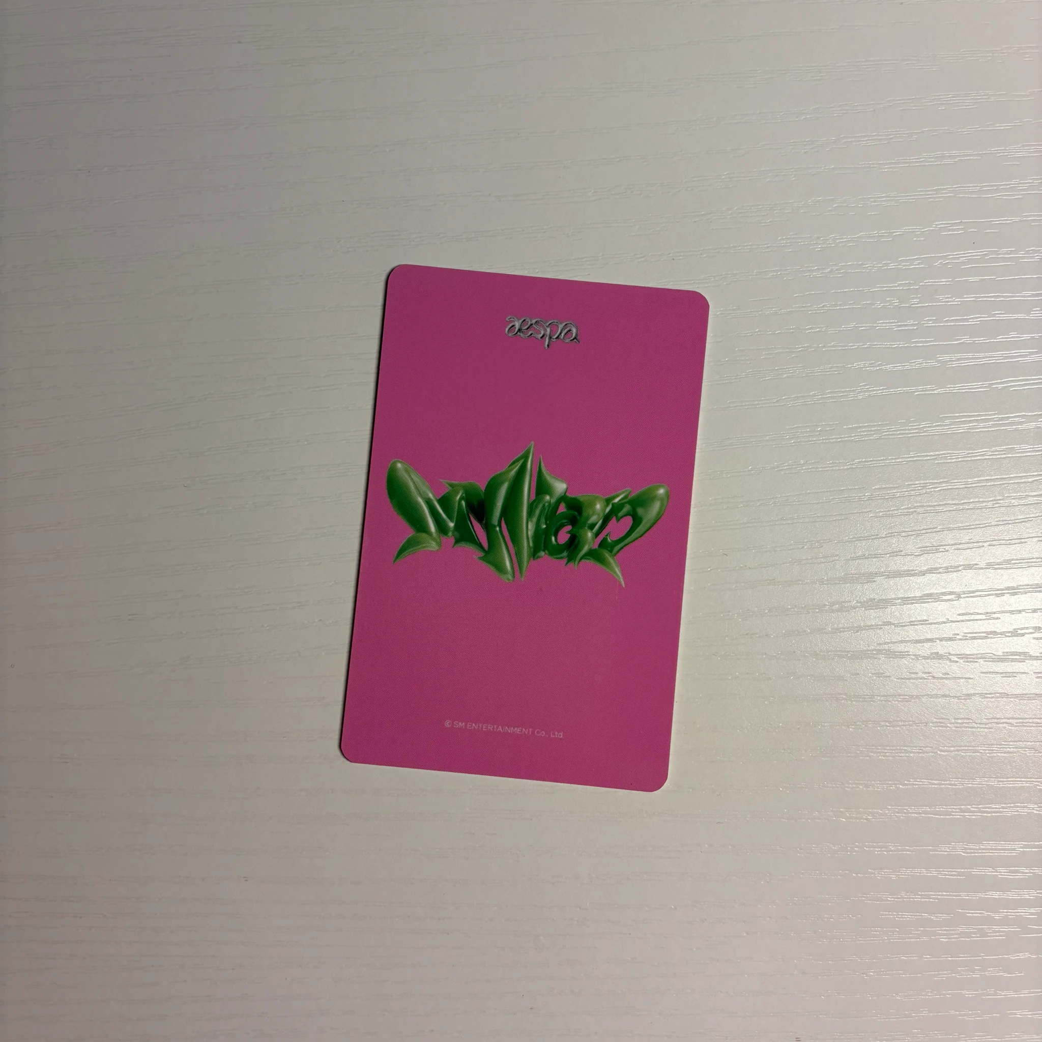 aespa Karina aespa - Karina - My World Album withmuu lucky draw listing photo 2