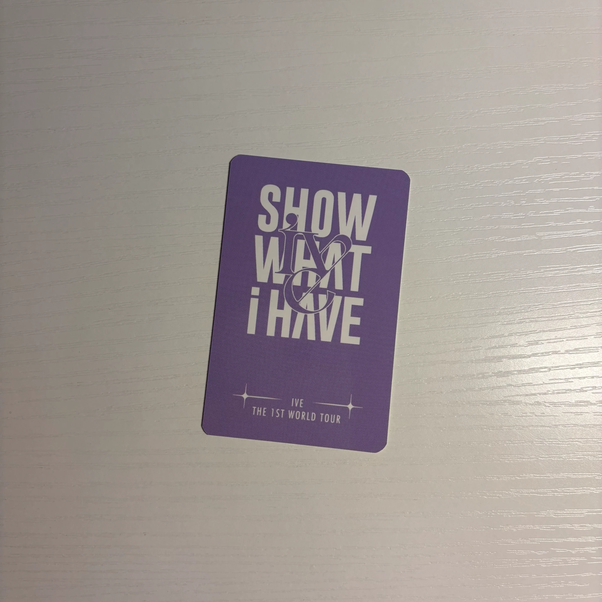 IVE Leeseo IVE - Leeseo - IVE The 1st World Tour : Show What I Have Event trading card concept version listing photo 2
