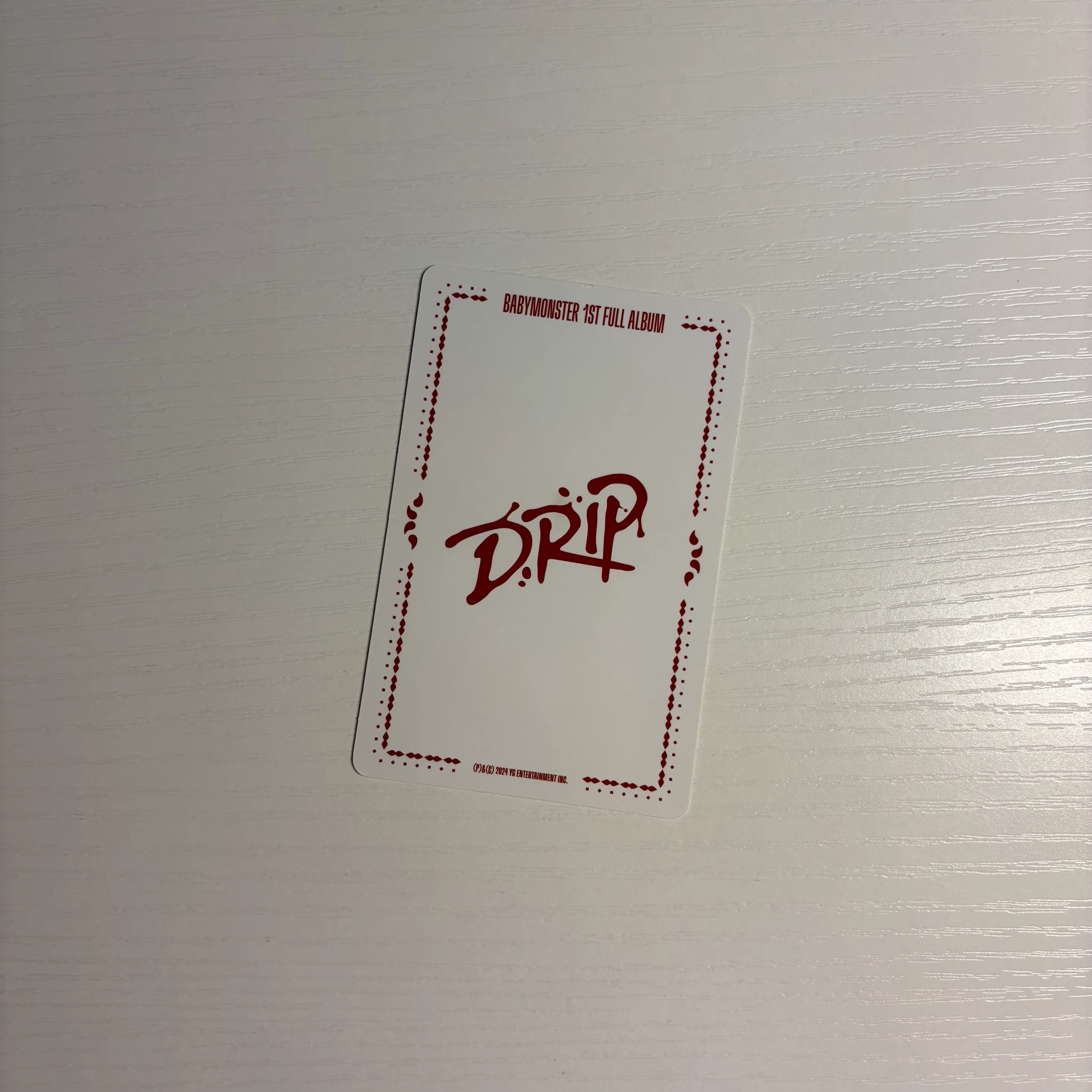 BABYMONSTER Asa BABYMONSTER - Asa - DRIP Album bandana ver selfie version listing photo 2