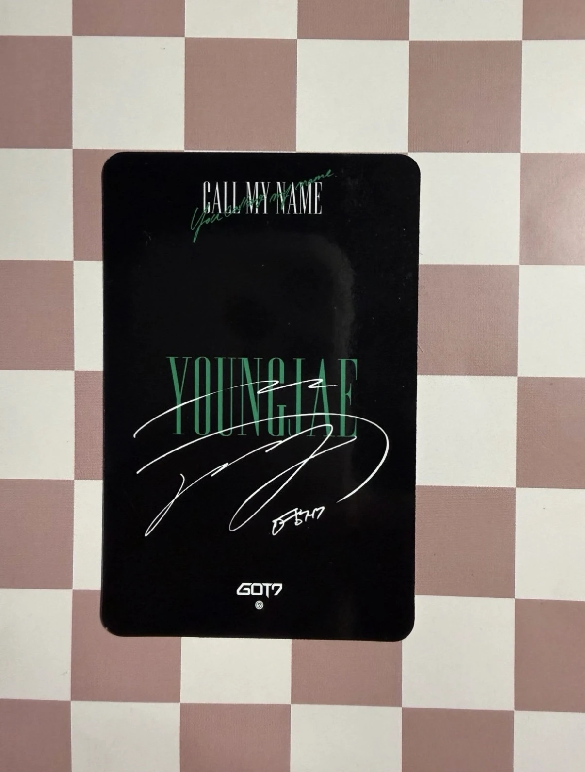 GOT7 Youngjae GOT7 - Youngjae - Call My Name Album album photocard listing photo 2