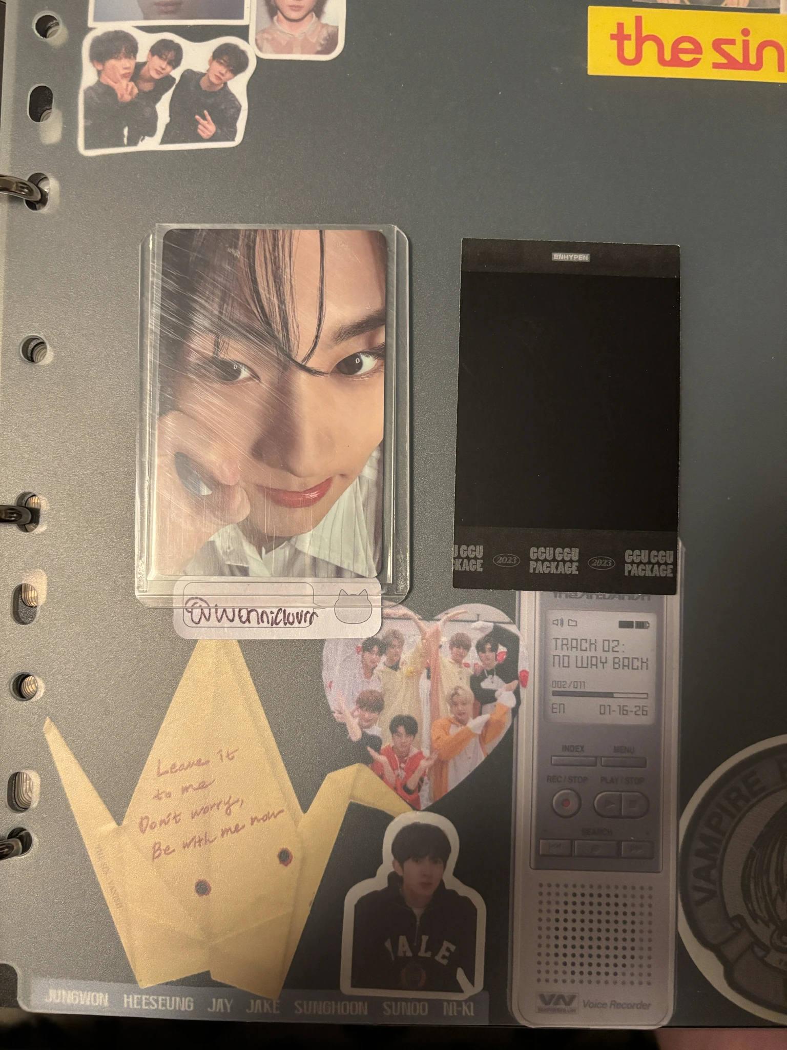 ENHYPEN Sunoo ENHYPEN - Sunoo - 2023 GGU GGU Package Other polaroid set listing photo 2