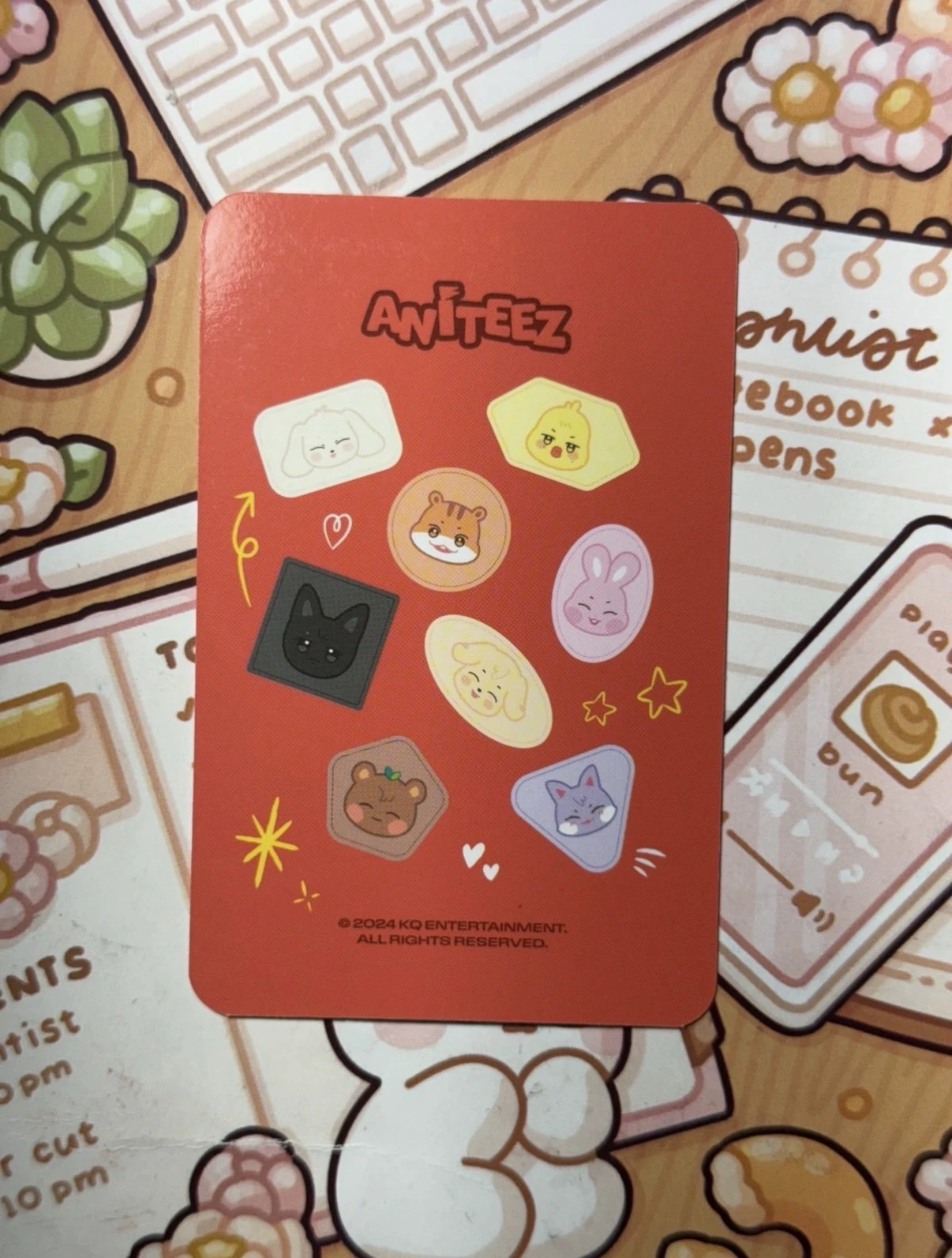 ATEEZ Yunho ATEEZ - Yunho - ANITEEZ IN ICE CITY  Other binder set listing photo 2