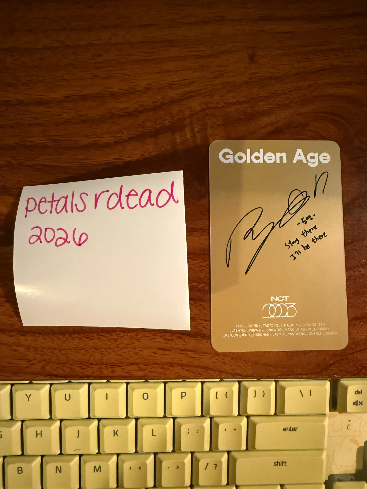 NCT Doyoung NCT - Doyoung - Golden Age Album album photocard target exclusive listing photo 2