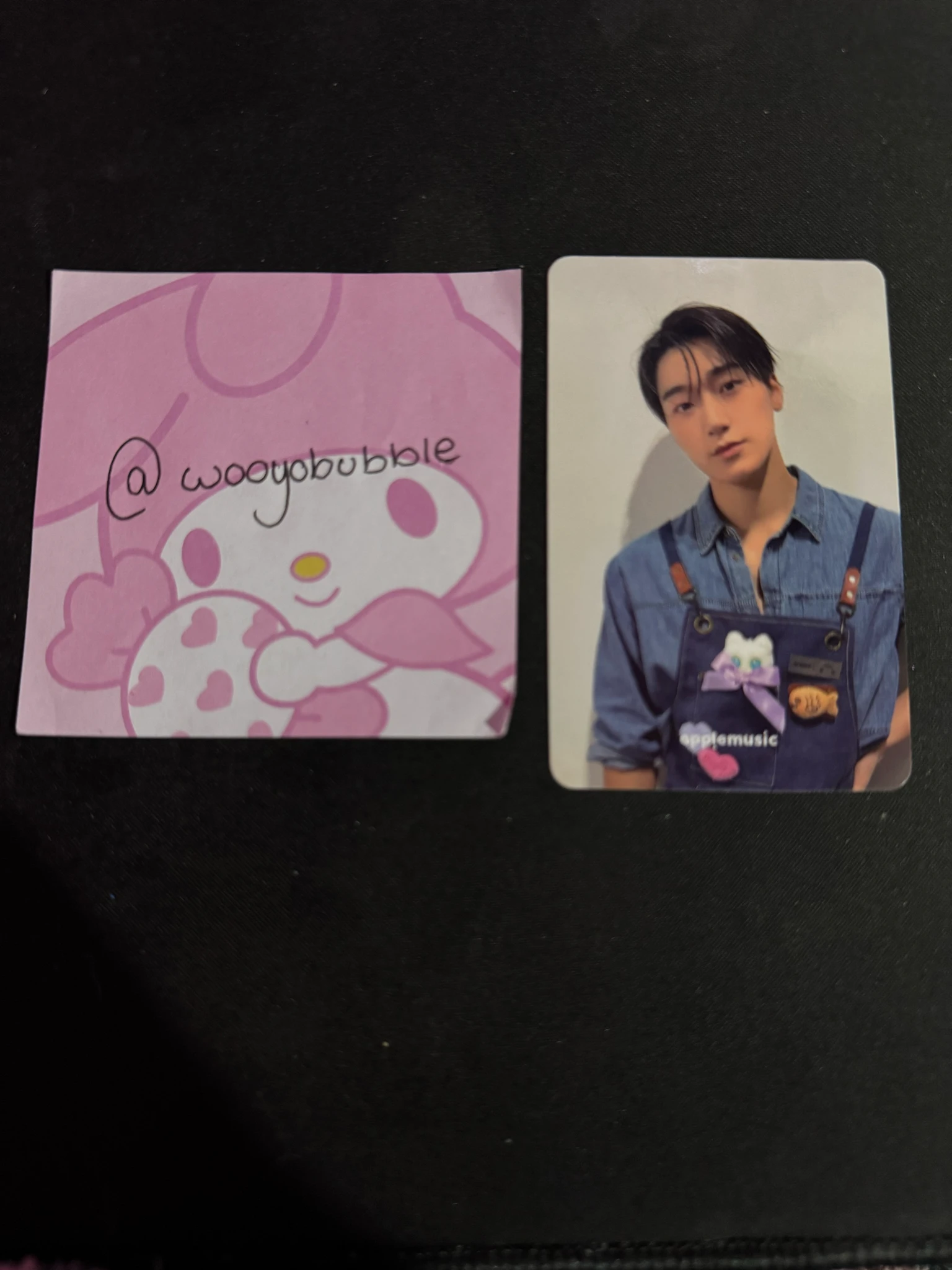 ATEEZ San ATEEZ - San - GOLDEN HOUR : Part.5 Album fansign apple music round 3 double-sided listing photo 2