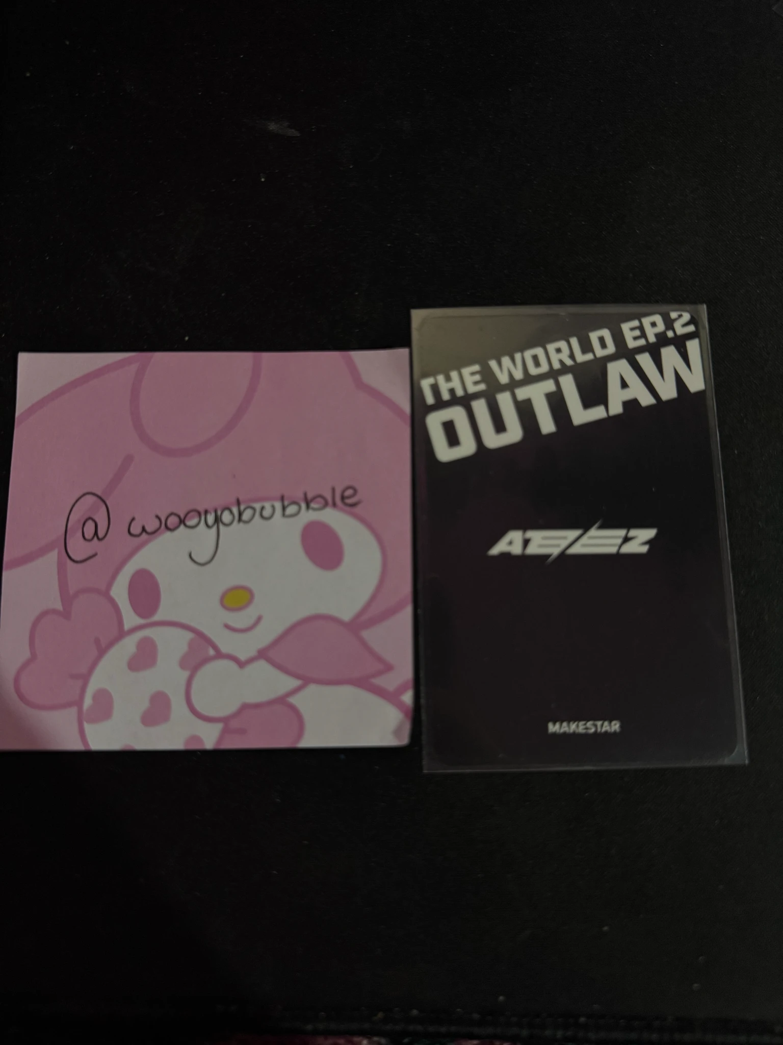 ATEEZ San ATEEZ - San - THE WORLD EP.2 : OUTLAW Album pob (pre-order benefit) makestar holographic (hologram) listing photo 2