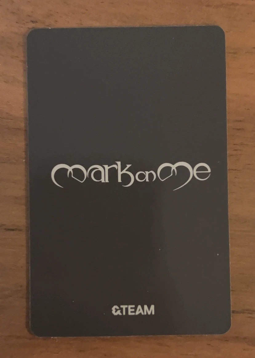 &TEAM EJ &TEAM - EJ - Mark on Me Album album photocard member version listing photo 2