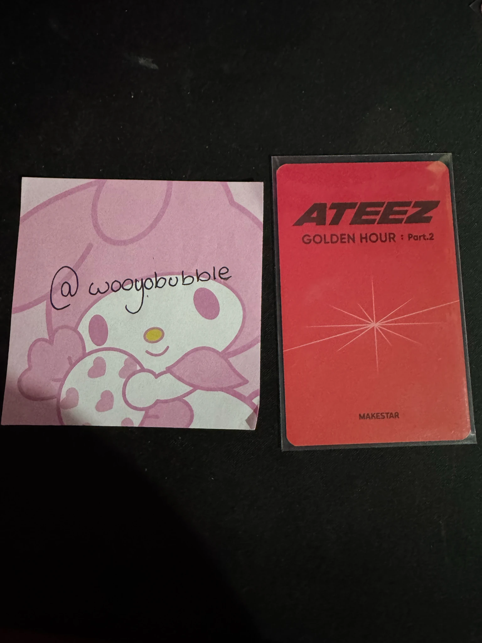 ATEEZ San ATEEZ - San - Golden Hour : Part 2 Album makestar fansign listing photo 2