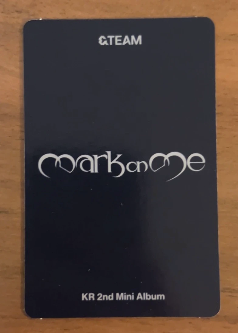 &TEAM Jo &TEAM - Jo - Mark on Me Album kpop nara retail exclusive crave you version tame me version listing photo 2