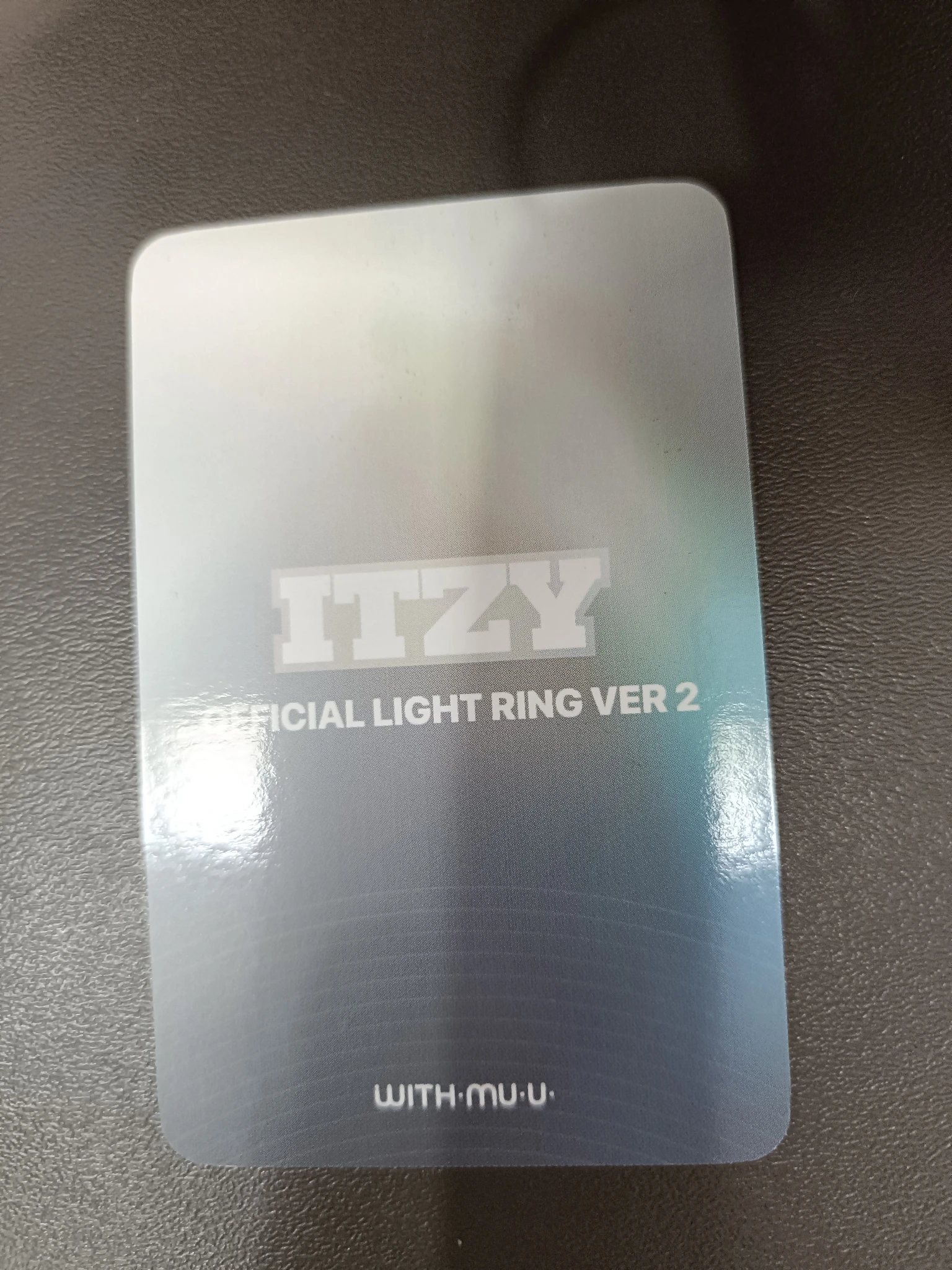 ITZY Yeji ITZY - Yeji - Light Ring Ver 2 Other lightring version 2 withmuu pob (pre-order benefit) merch photocard listing photo 2