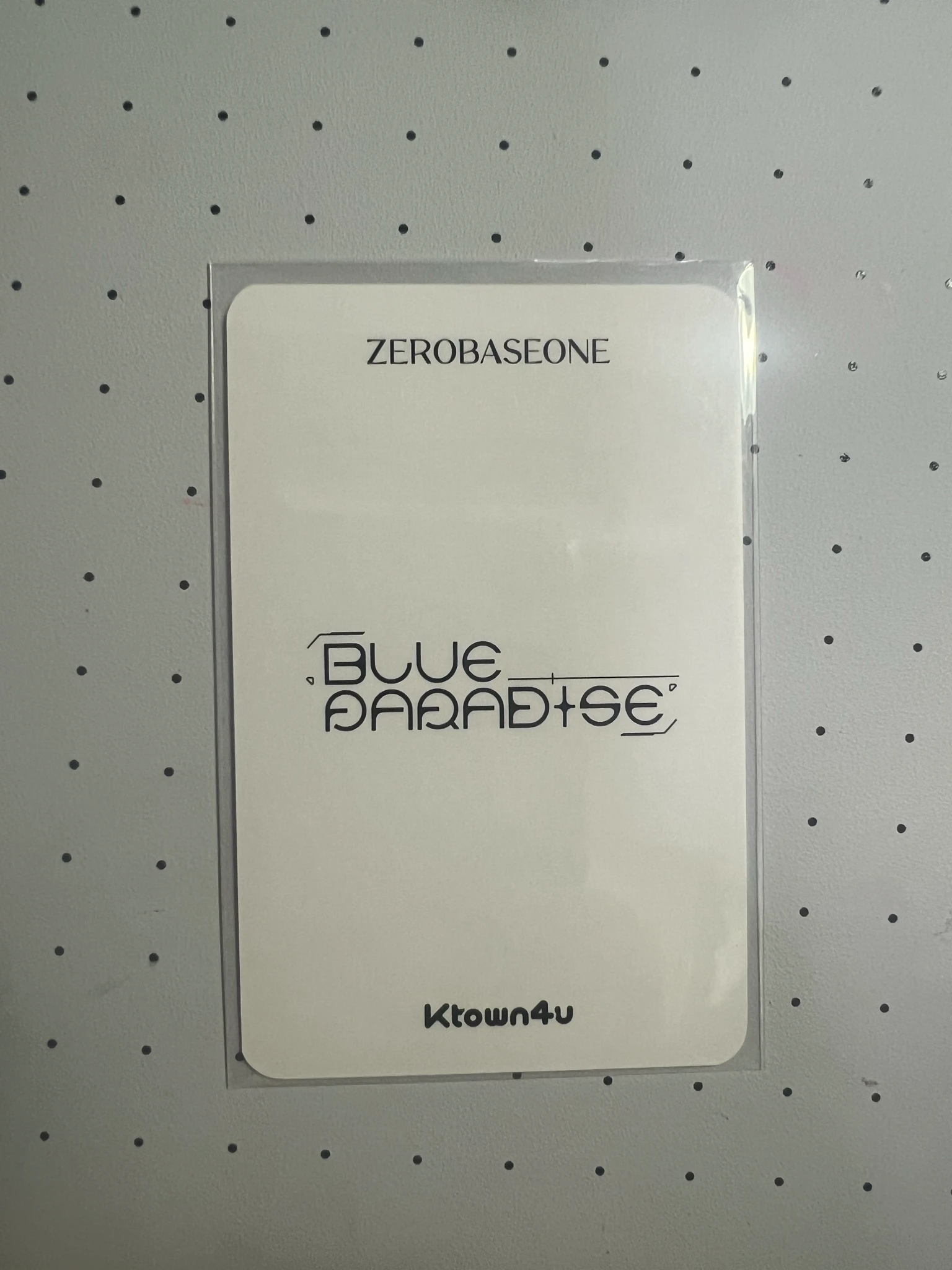ZEROBASEONE Hao ZEROBASEONE - Hao - Blue Paradise Album pre-order benefit (pob) ktown4u listing photo 2