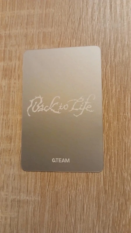 &TEAM &TEAM - Maki & EJ - Back to Life  Album album photocard weverse album version mini CD-R version listing photo 2