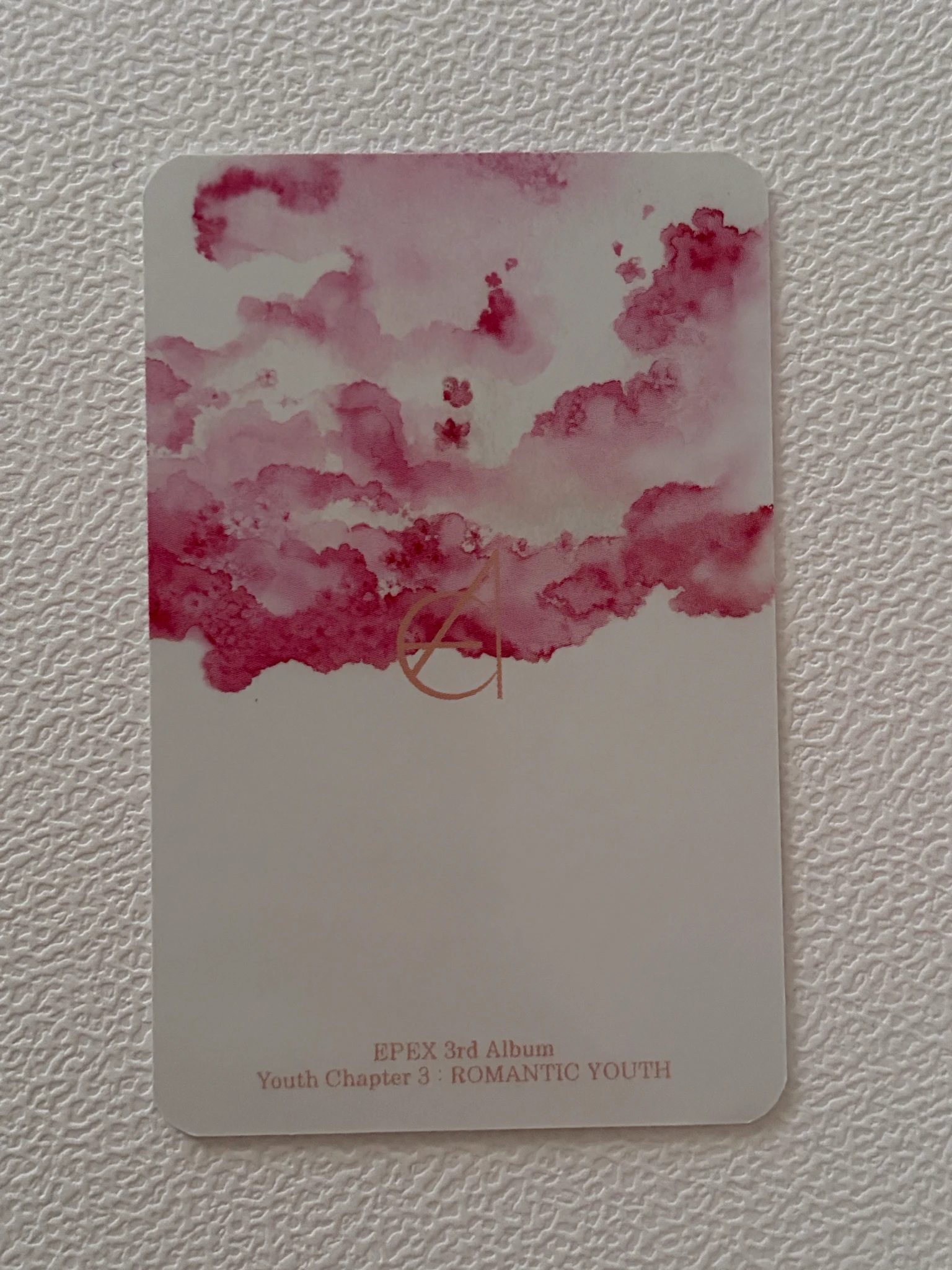 EPEX Baekseung EPEX - Baekseung - Youth Chapter 3 : Romantic Youth Album album photocard sixth piece version fifth piece version listing photo 2