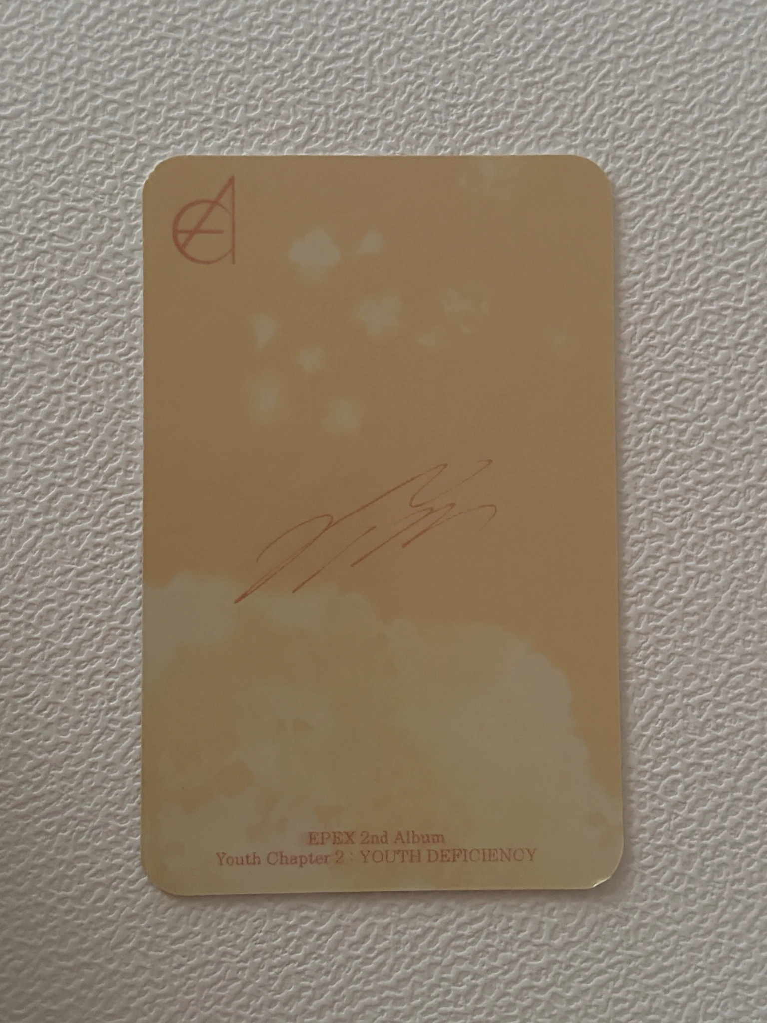 EPEX Keum EPEX - Keum - Youth Chapter 2 : Youth Deficiency Album album photocard listing photo 2