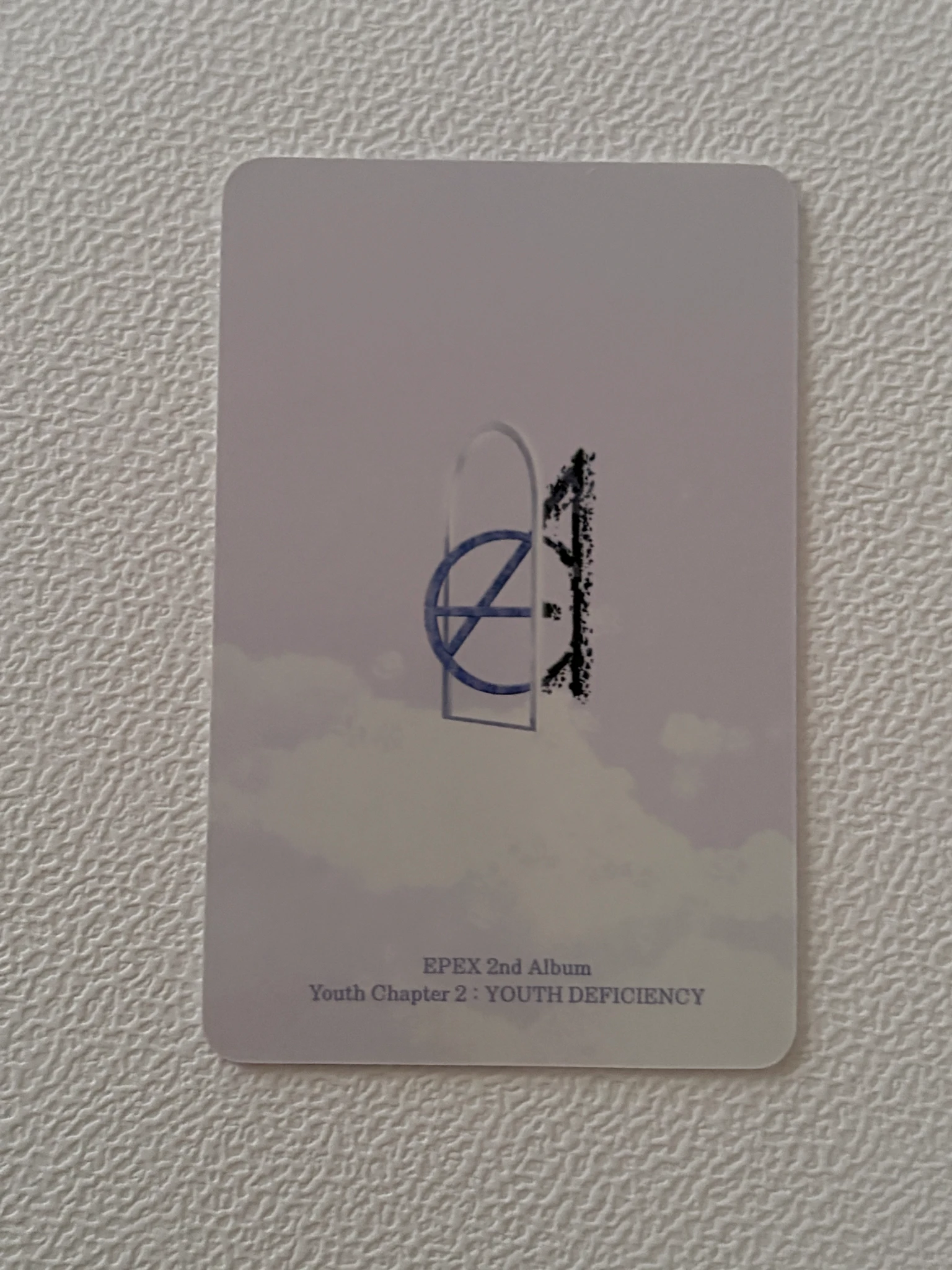 EPEX Baekseung EPEX - Baekseung - Youth Chapter 2 : Youth Deficiency Album album photocard ever version listing photo 2