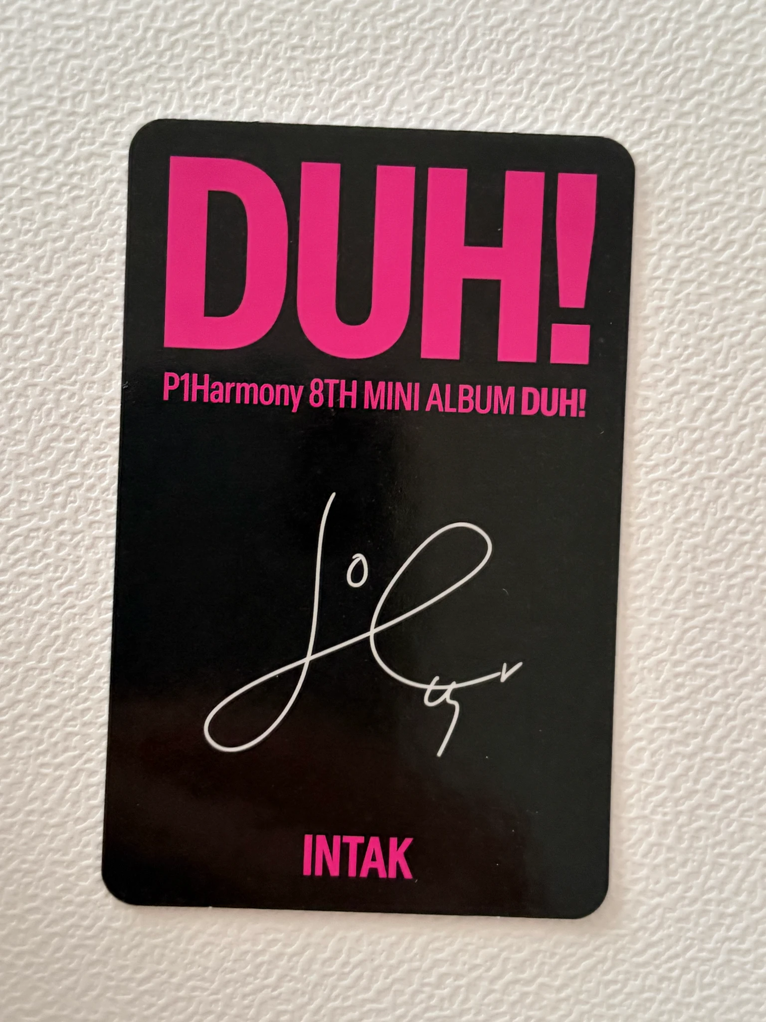 P1Harmony Intak P1Harmony - Intak - DUH! Album album photocard d ver. listing photo 2