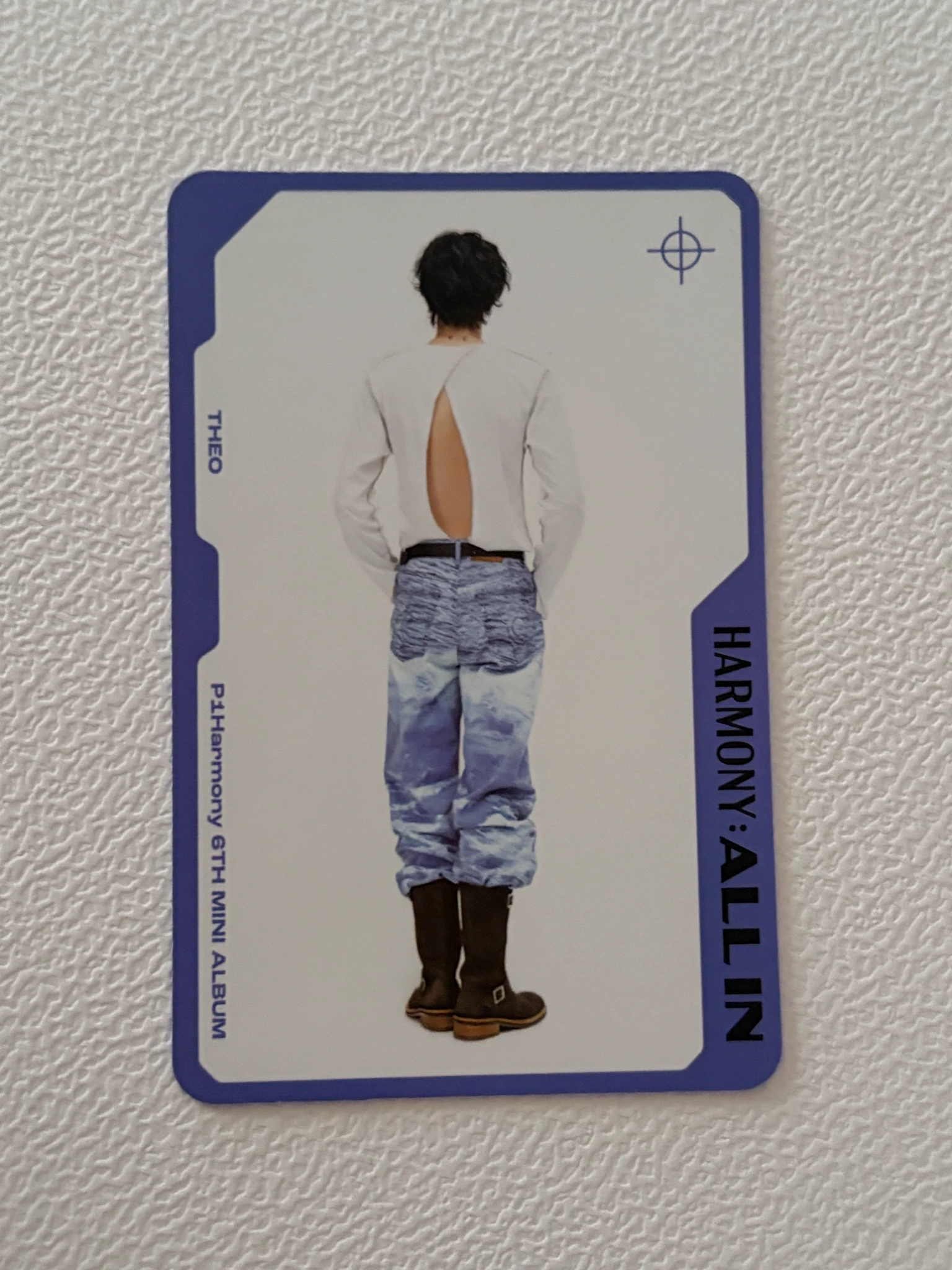 P1Harmony Theo P1Harmony - Theo - Harmony: All In Album flow in version character card version album photocard listing photo 2