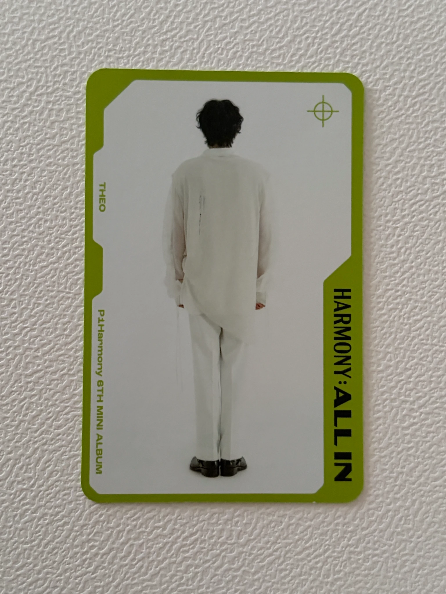 P1Harmony Theo P1Harmony - Theo - Harmony: All In Album album photocard all in version character card version listing photo 2