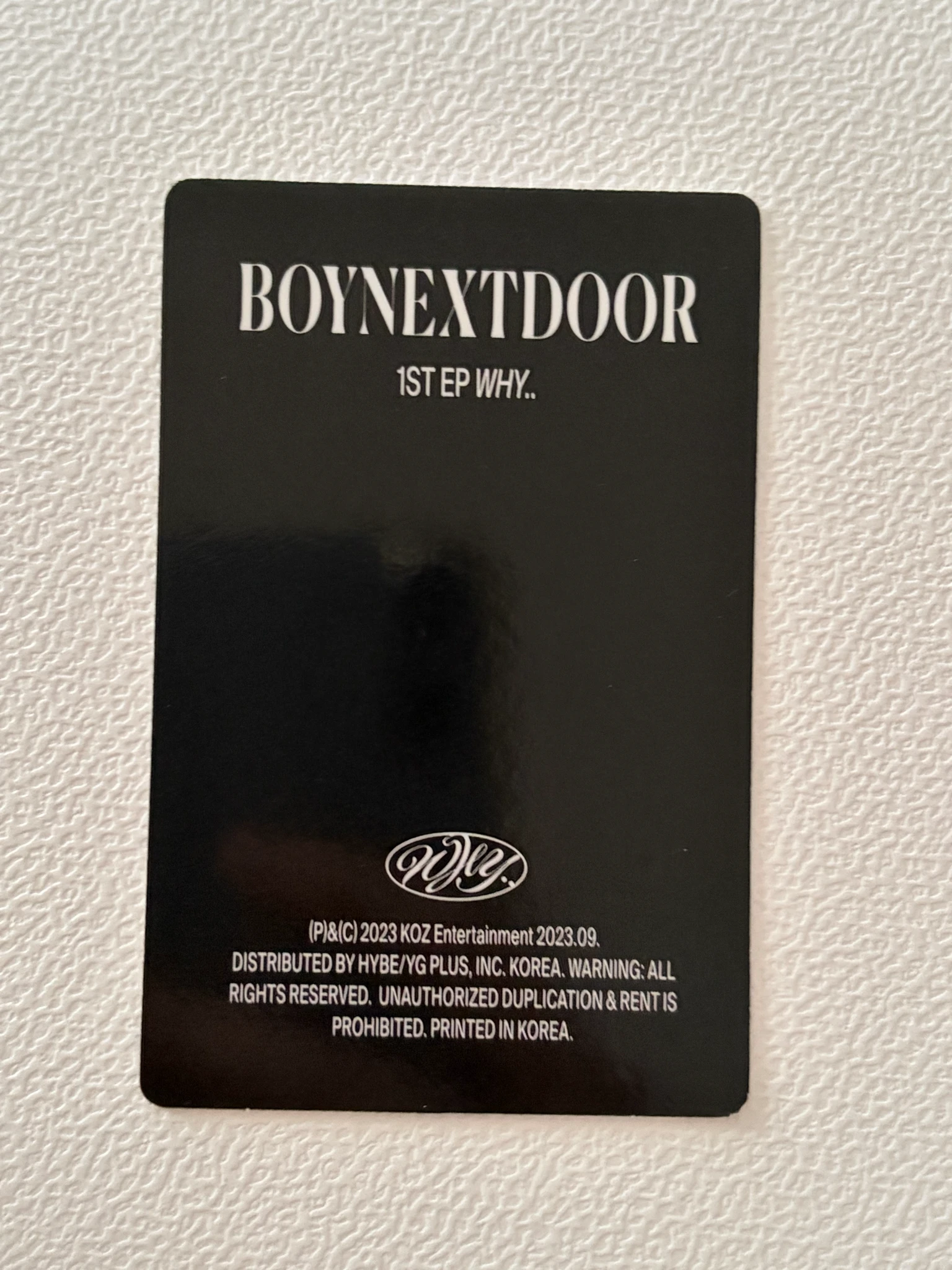 BOYNEXTDOOR BOYNEXTDOOR - Leehan & Sungho - WHY.. Album unit album photocard listing photo 2