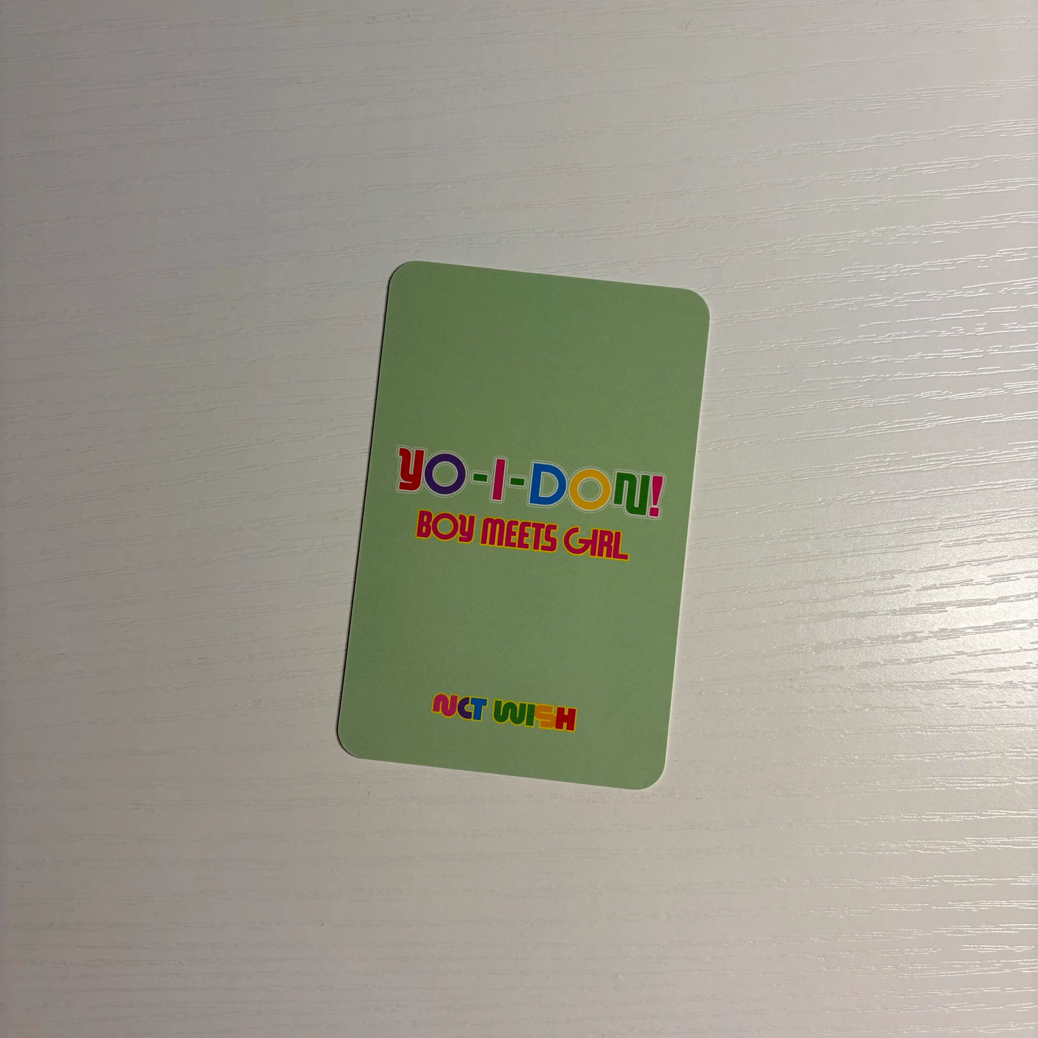NCT WISH Sakuya NCT WISH - Sakuya - YO-I-DON! / BOY MEETS GIRL Album B version mumo pob (pre-order benefit) listing photo 2