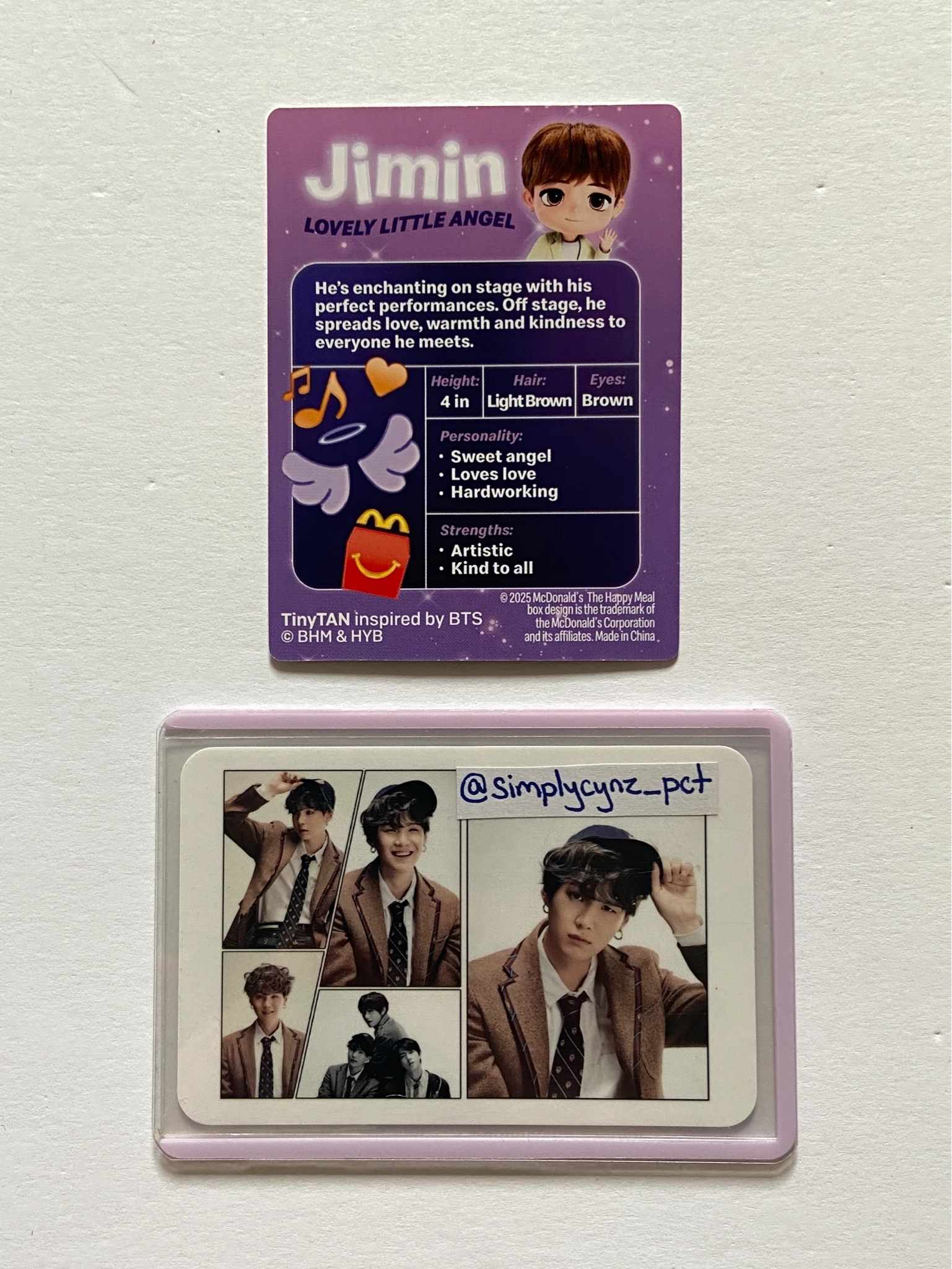 BTS Jimin BTS - Jimin - McDonald's Other collab mcdonald's tinytan throwback edition listing photo 2