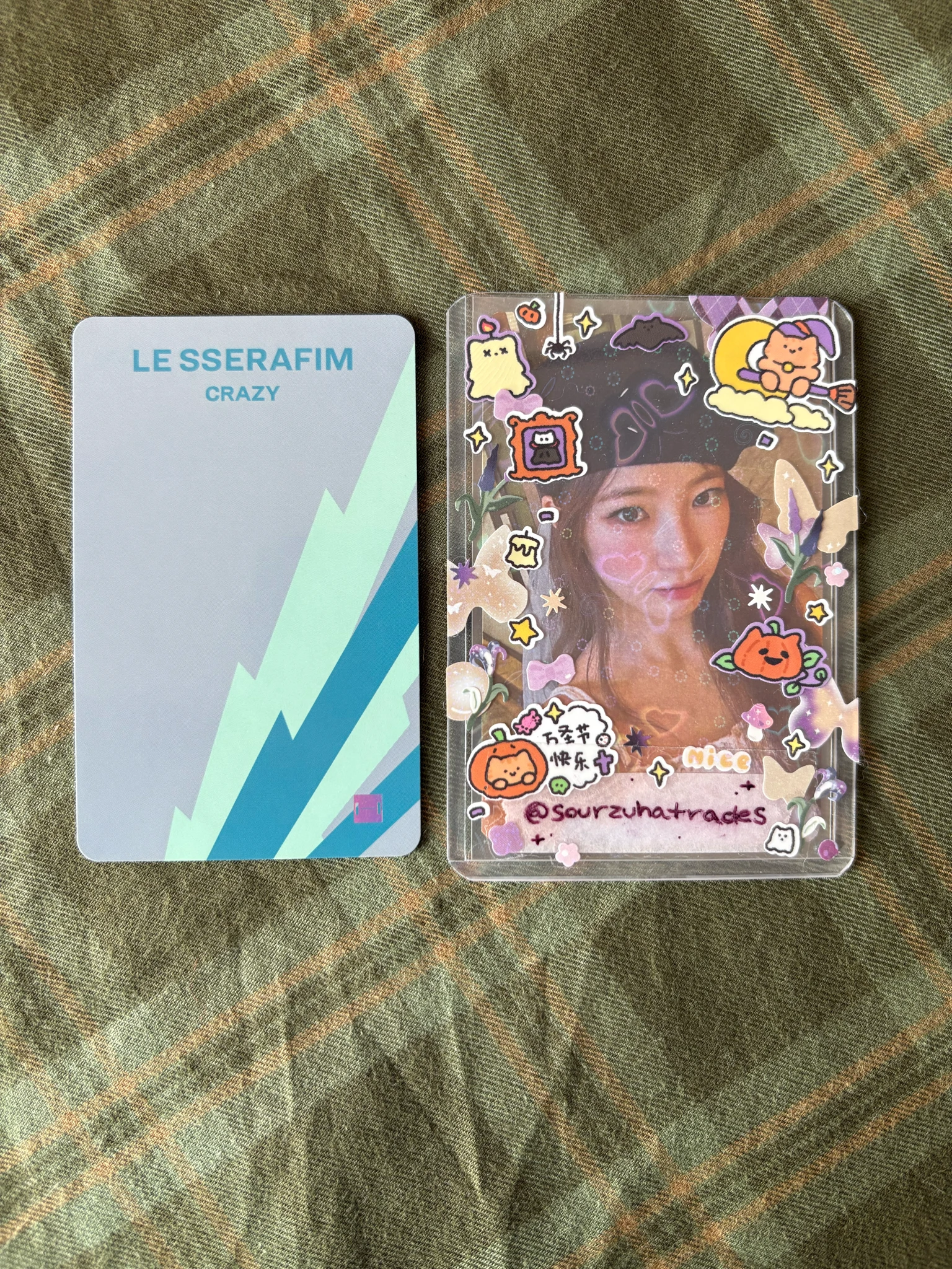 LE SSERAFIM Kazuha LE SSERAFIM - Kazuha - CRAZY Album withmuu round 2 lucky draw listing photo 2