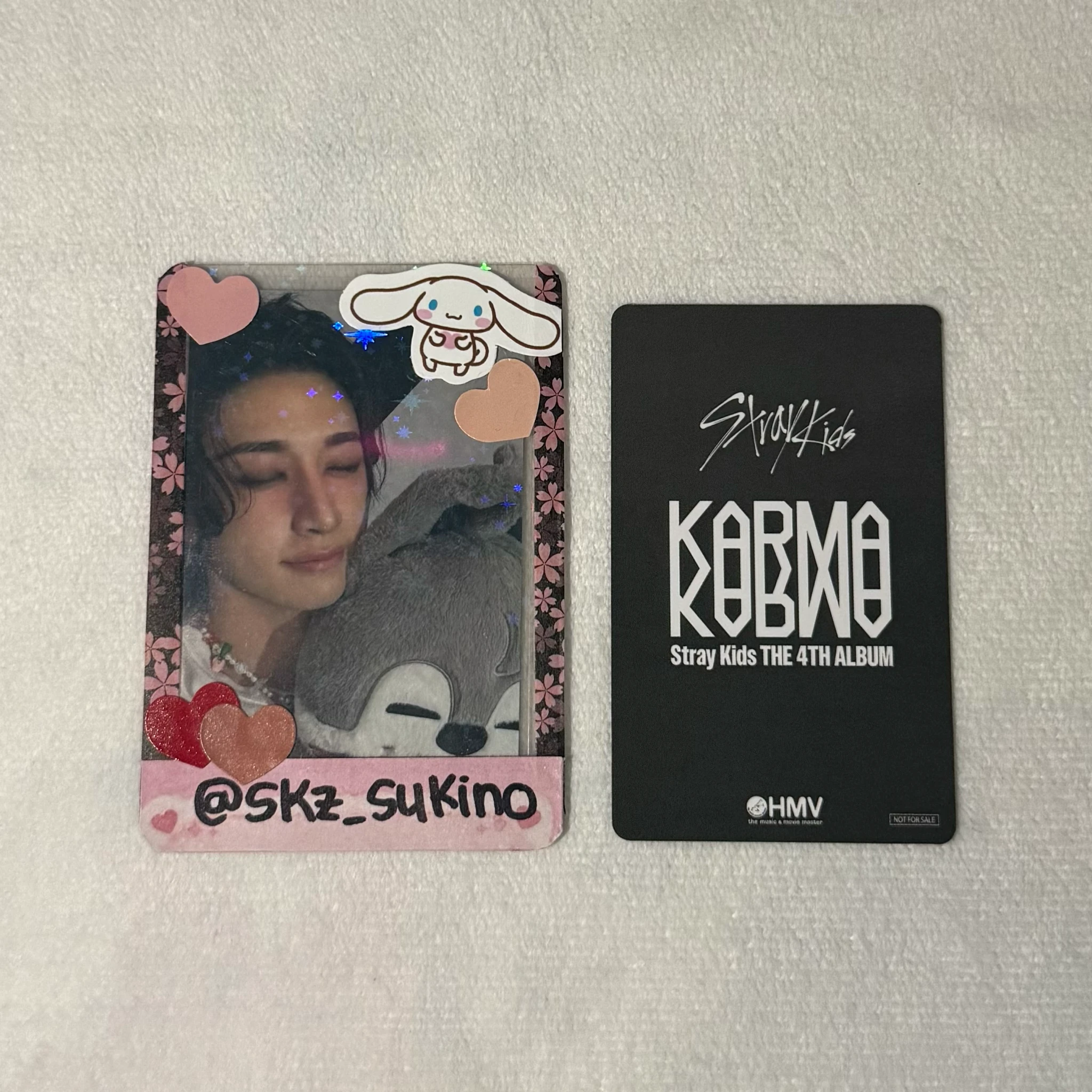 Stray Kids Bang Chan Stray Kids - Bang Chan - KARMA Album pre-order benefit (pob) hmv listing photo 2