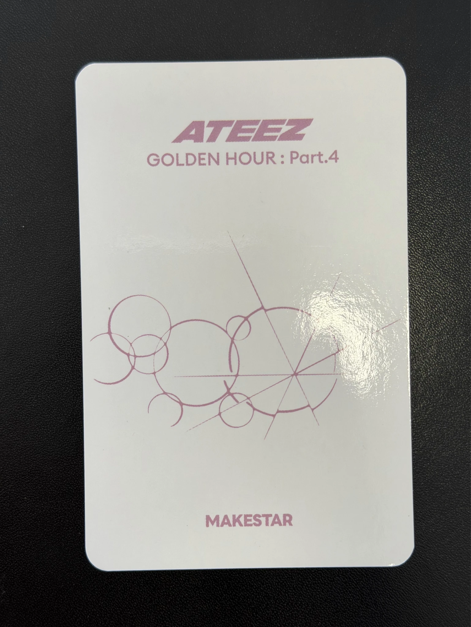 ATEEZ San ATEEZ - San - Golden Hour : Part.4 Album makestar pob (pre-order benefit) fansign round 5 listing photo 2