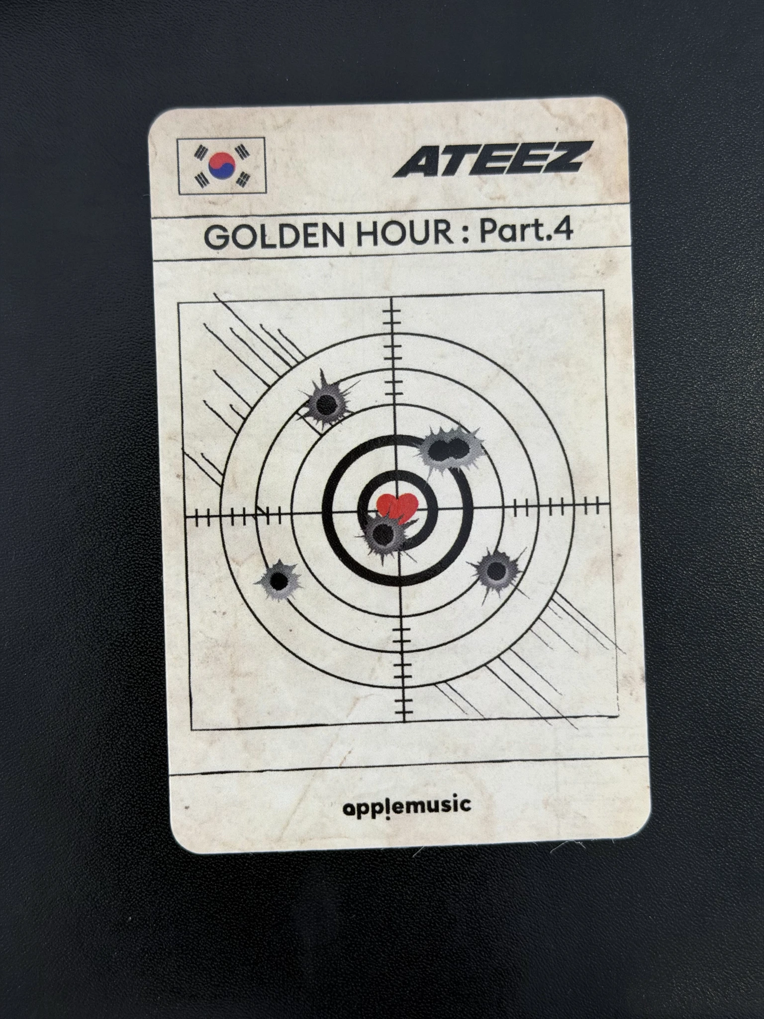 ATEEZ San ATEEZ - San - Golden Hour : Part.4 Album apple music fansign listing photo 2