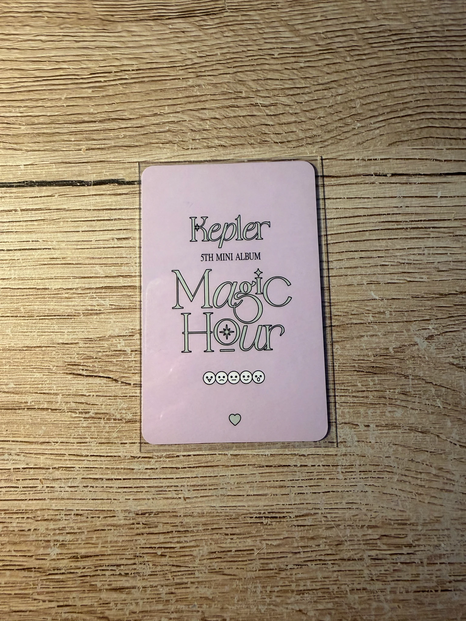 Kep1er Chaehyun Kep1er - Chaehyun - Magic Hour Album album photocard unit album tape version listing photo 2
