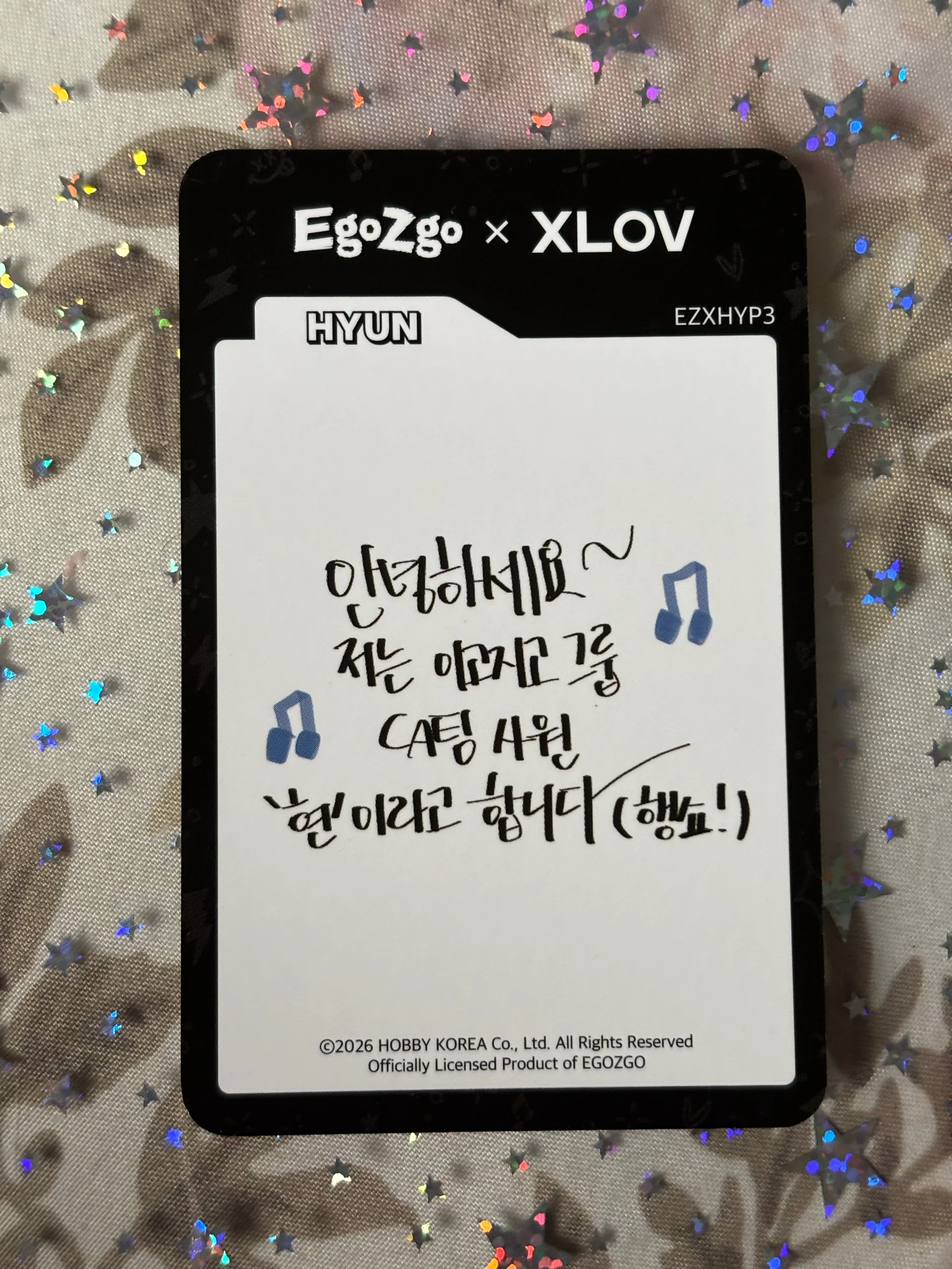 XLOV Hyun XLOV - Hyun - XLOV x EgoZgo official MD Other trading card listing photo 2