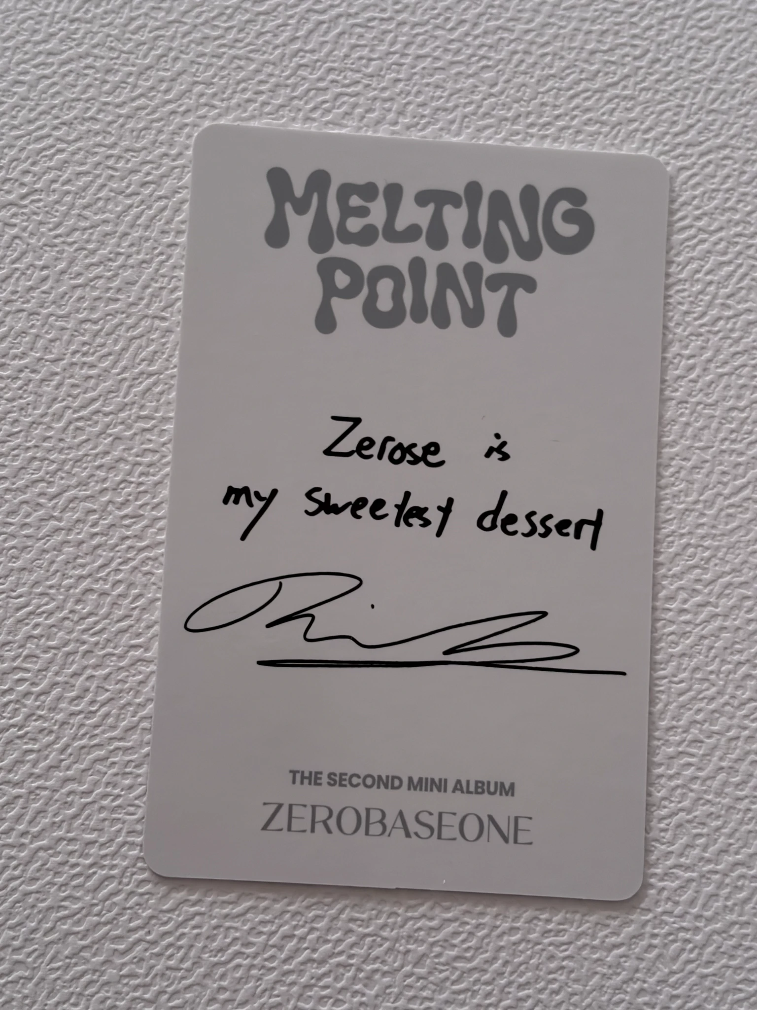 ZEROBASEONE Ricky ZEROBASEONE - Ricky - Melting Point Album album photocard digipack ver. listing photo 2
