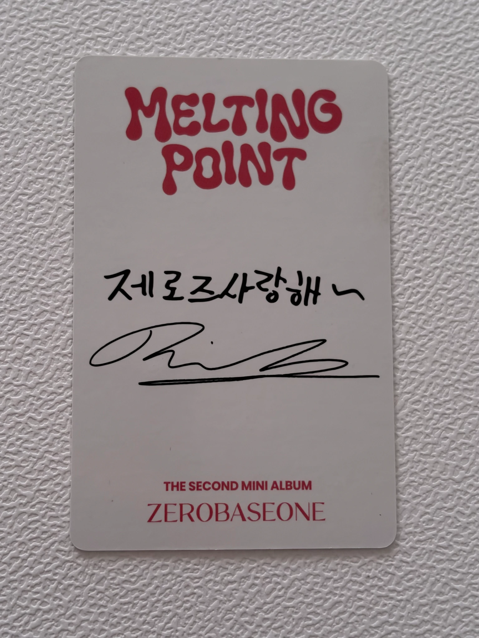 ZEROBASEONE Ricky ZEROBASEONE - Ricky - Melting Point Album album photocard fairytale version A version listing photo 2