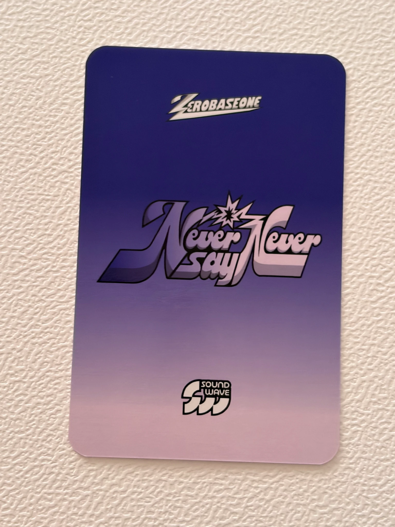 ZEROBASEONE Yujin ZEROBASEONE - Yujin - NEVER SAY NEVER Album listing photo 2
