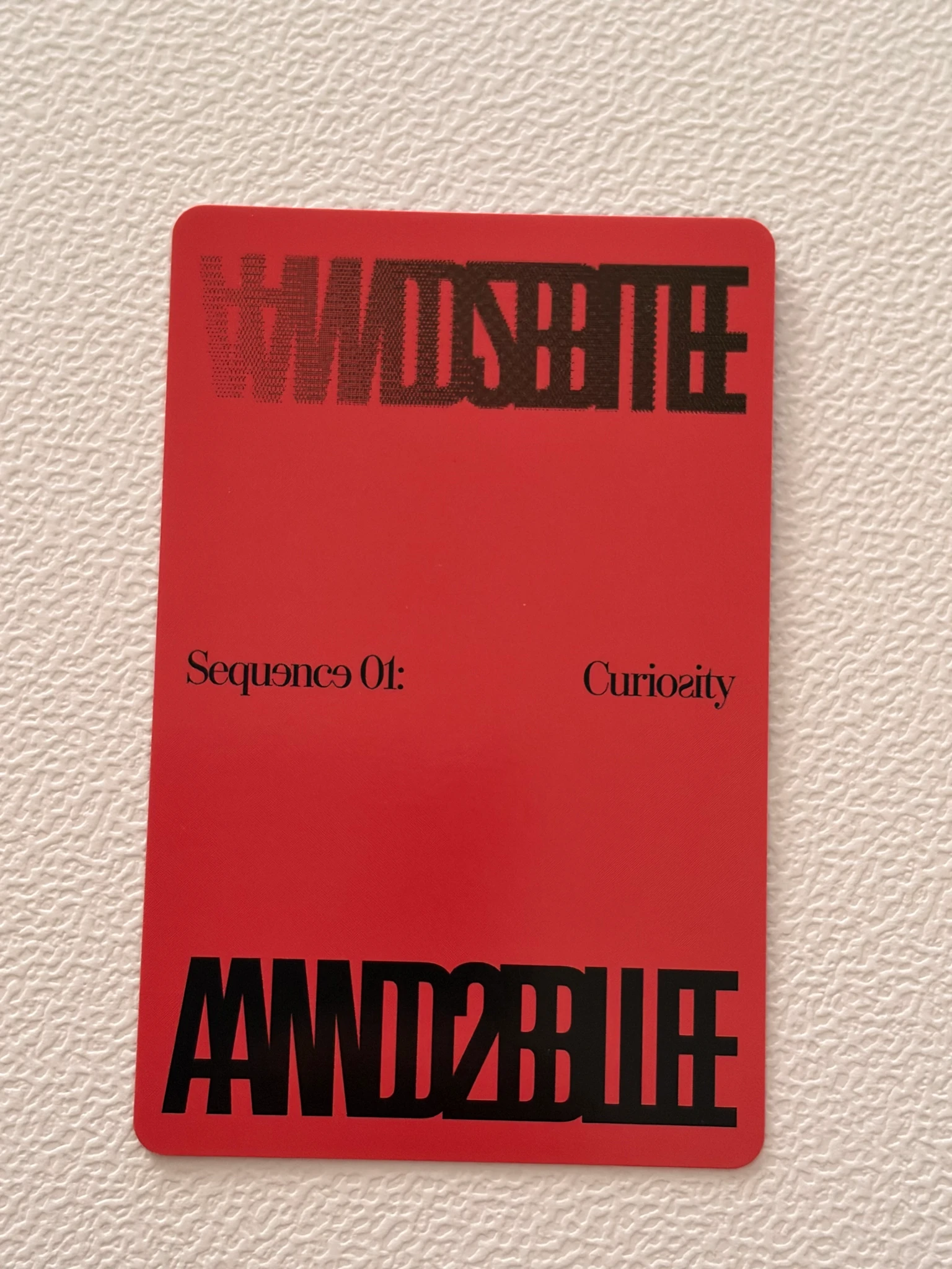 AND2BLE Yujin AND2BLE - Yujin - Sequence 01: Curiosity Album album photocard poca album break version listing photo 2