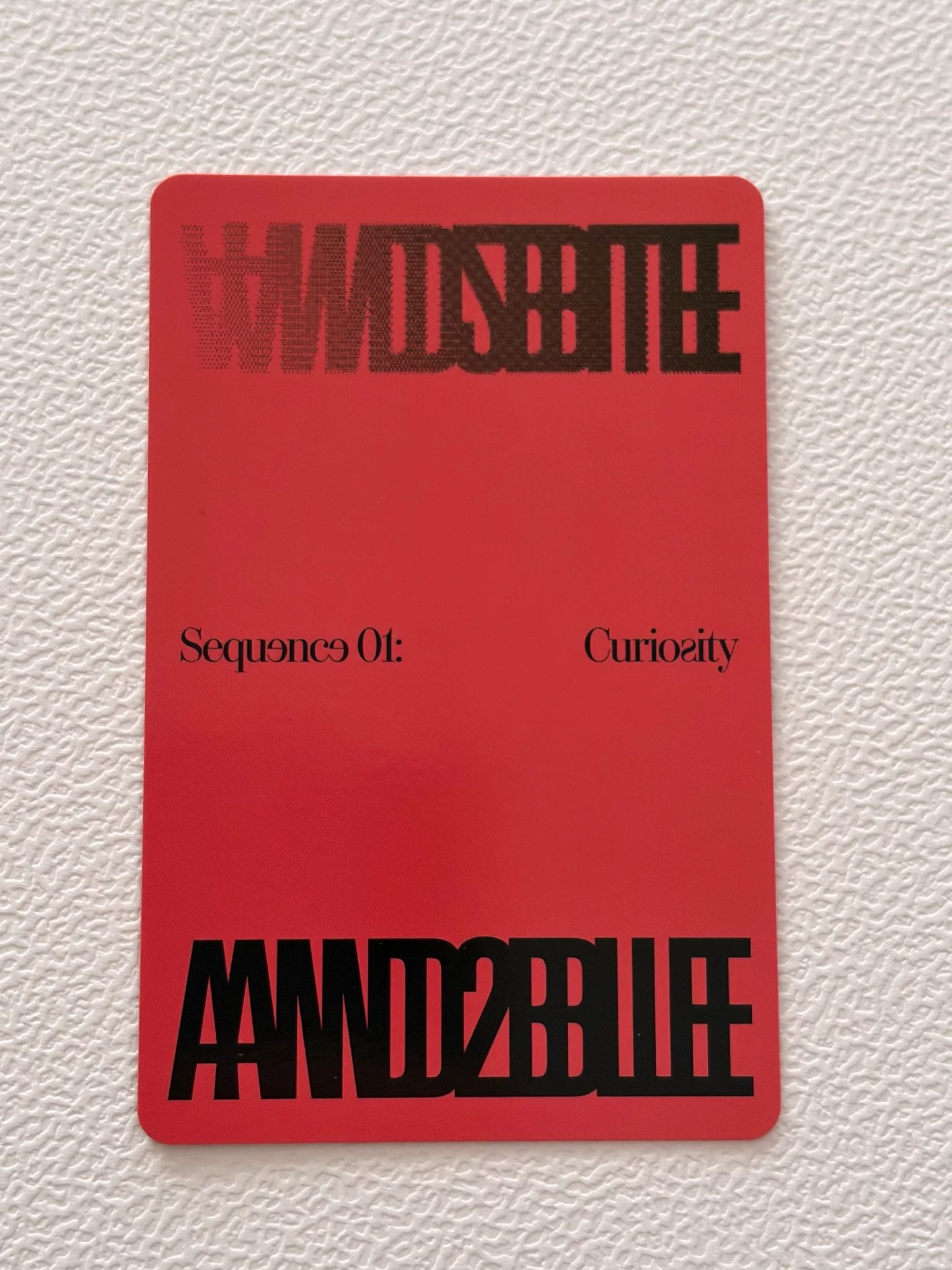 AND2BLE Ricky AND2BLE - Ricky - Sequence 01: Curiosity Album album photocard poca album break version listing photo 2