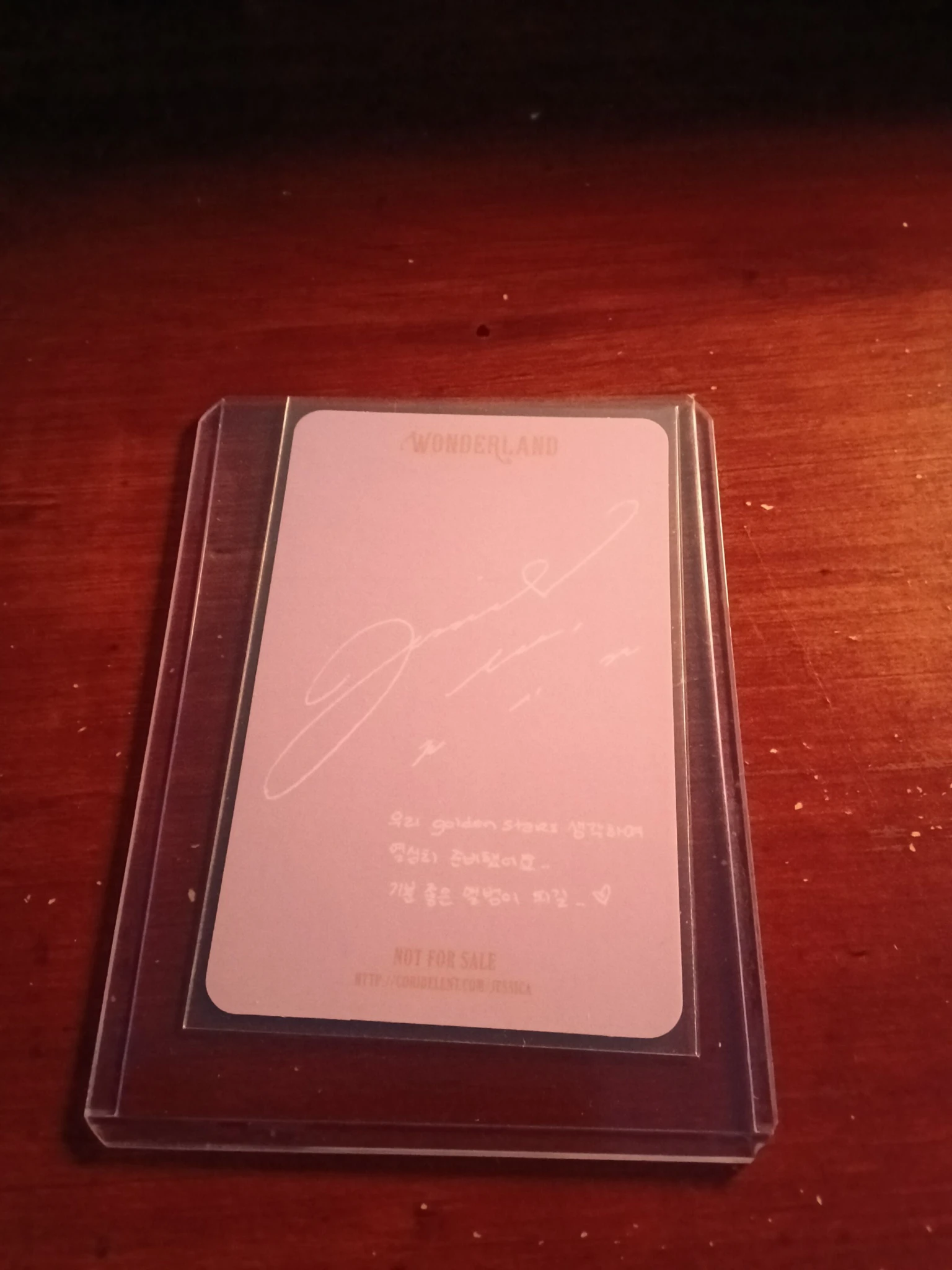 Jessica Jung Jessica Girls' Generation - Jessica - Wonderland Album album photocard horizontal listing photo 2