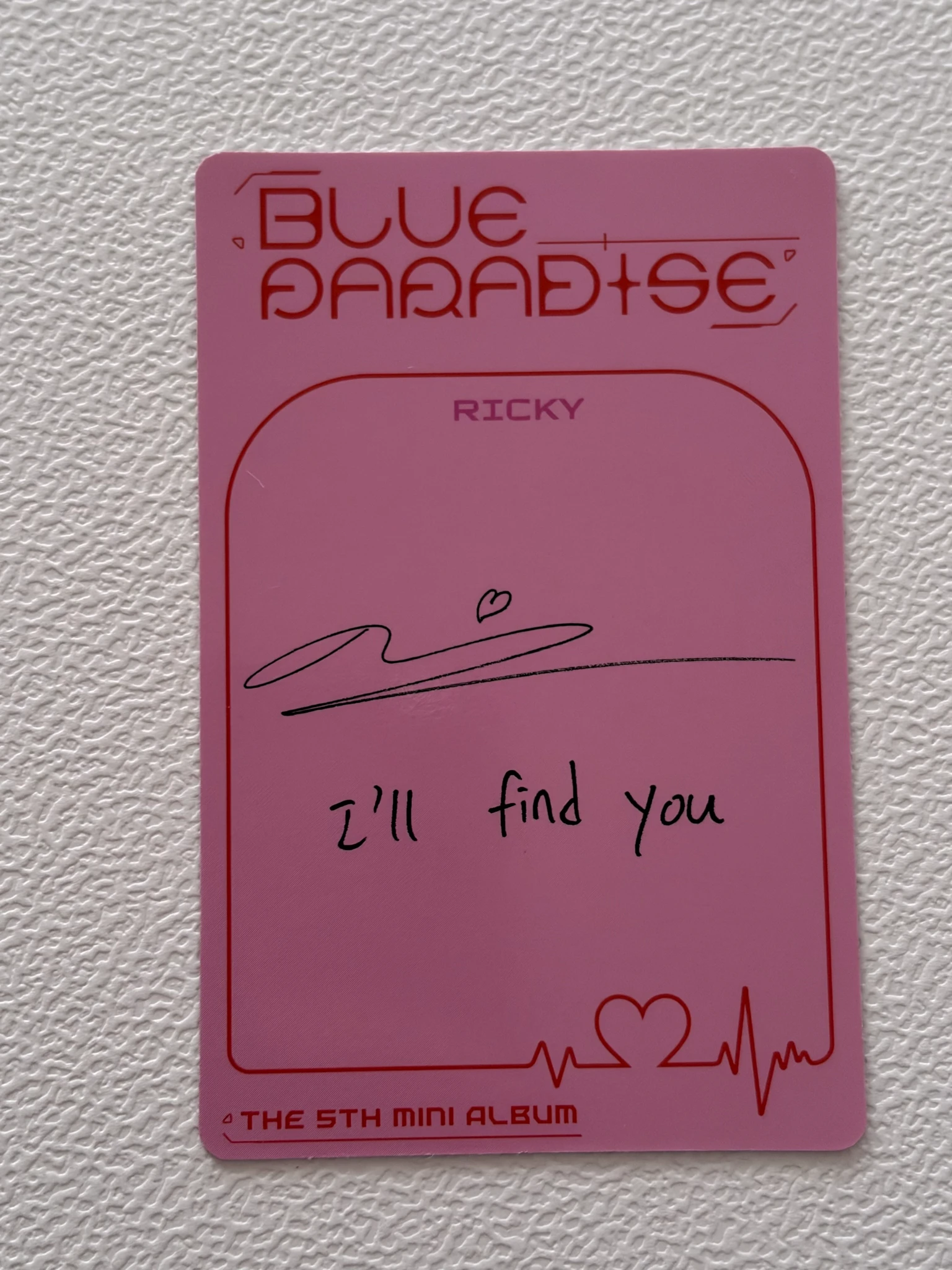 ZEROBASEONE Ricky ZEROBASEONE - Ricky - Blue Paradise Album listing photo 2
