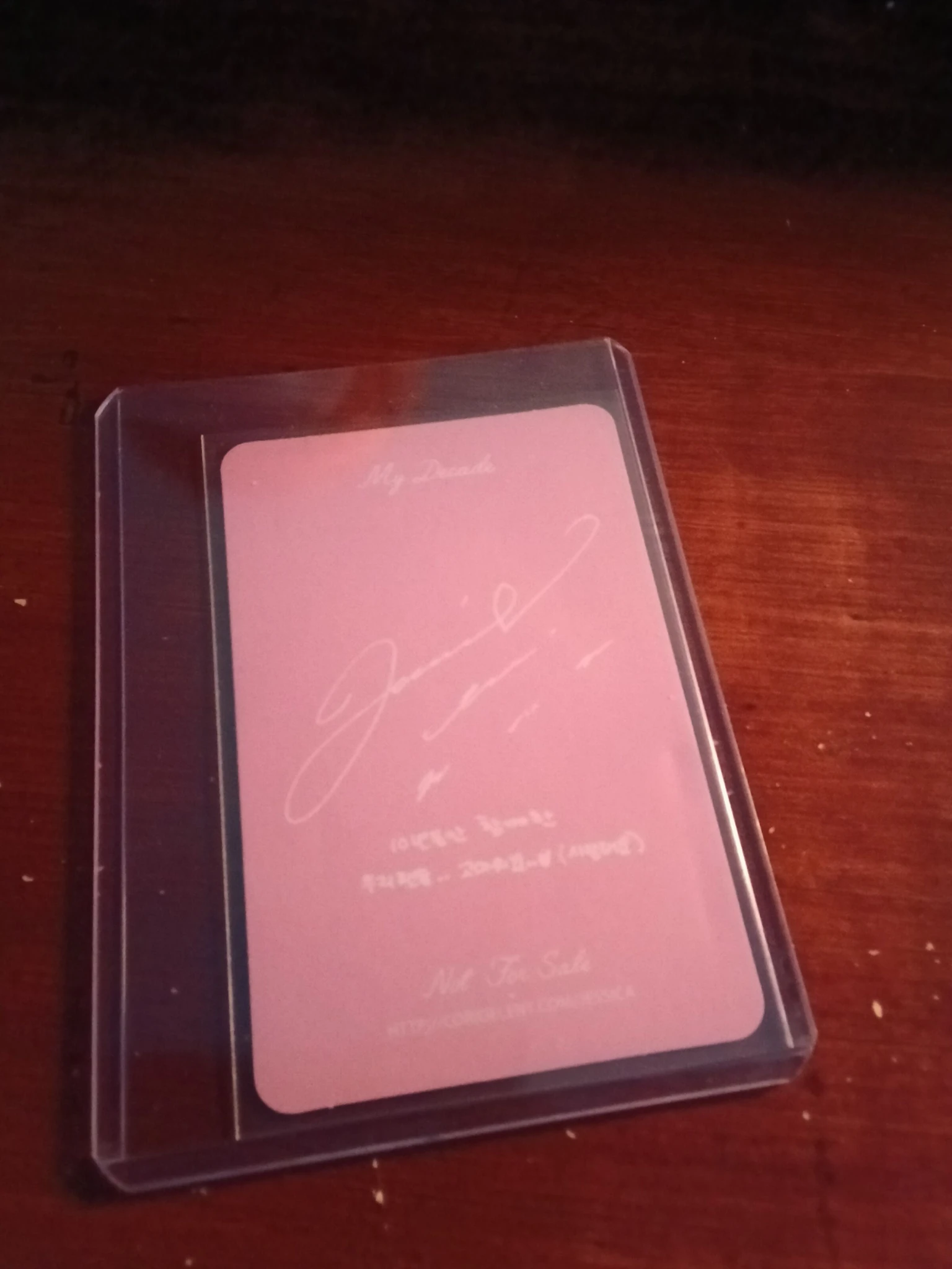 Jessica Jung Jessica Girls' Generation - Jessica - My Decade (Jessica Solo) Album album photocard listing photo 2