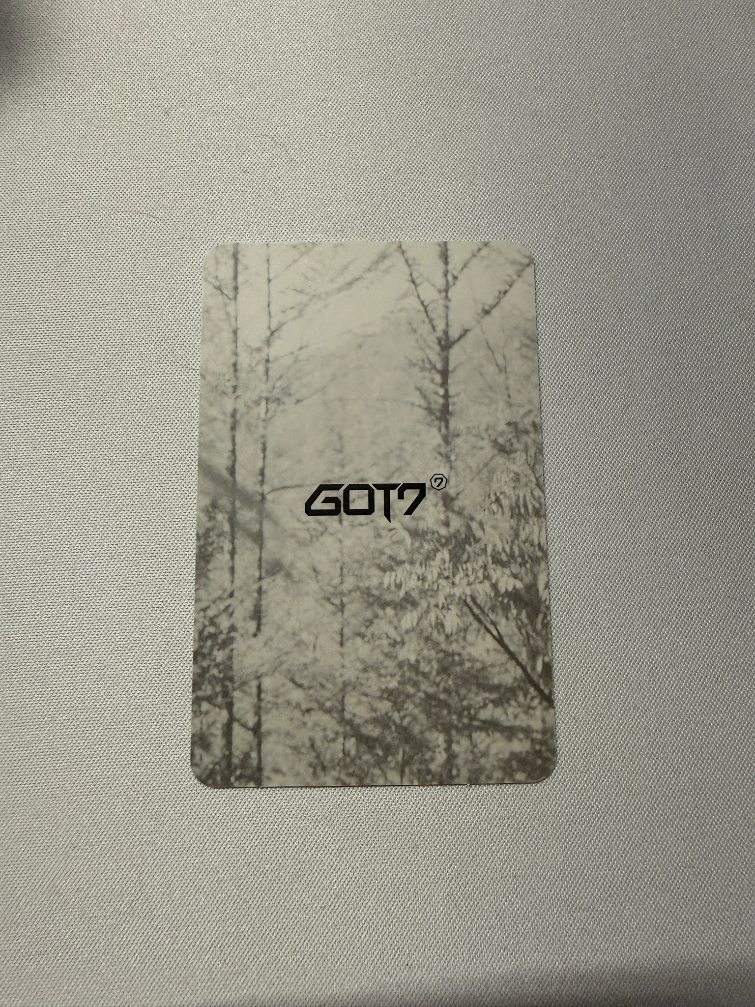 GOT7 Yugyeom GOT7 - Yugyeom - 7 for 7 Album album photocard matte silver border first press only present version listing photo 2