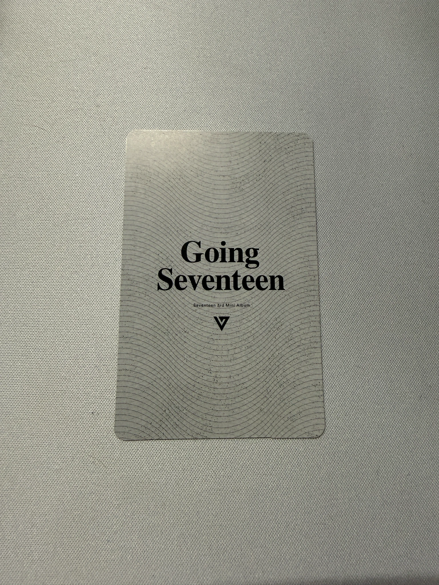 SEVENTEEN SEVENTEEN - Mingyu & Wonwoo - Going Seventeen Album unit photocard album photocard listing photo 2