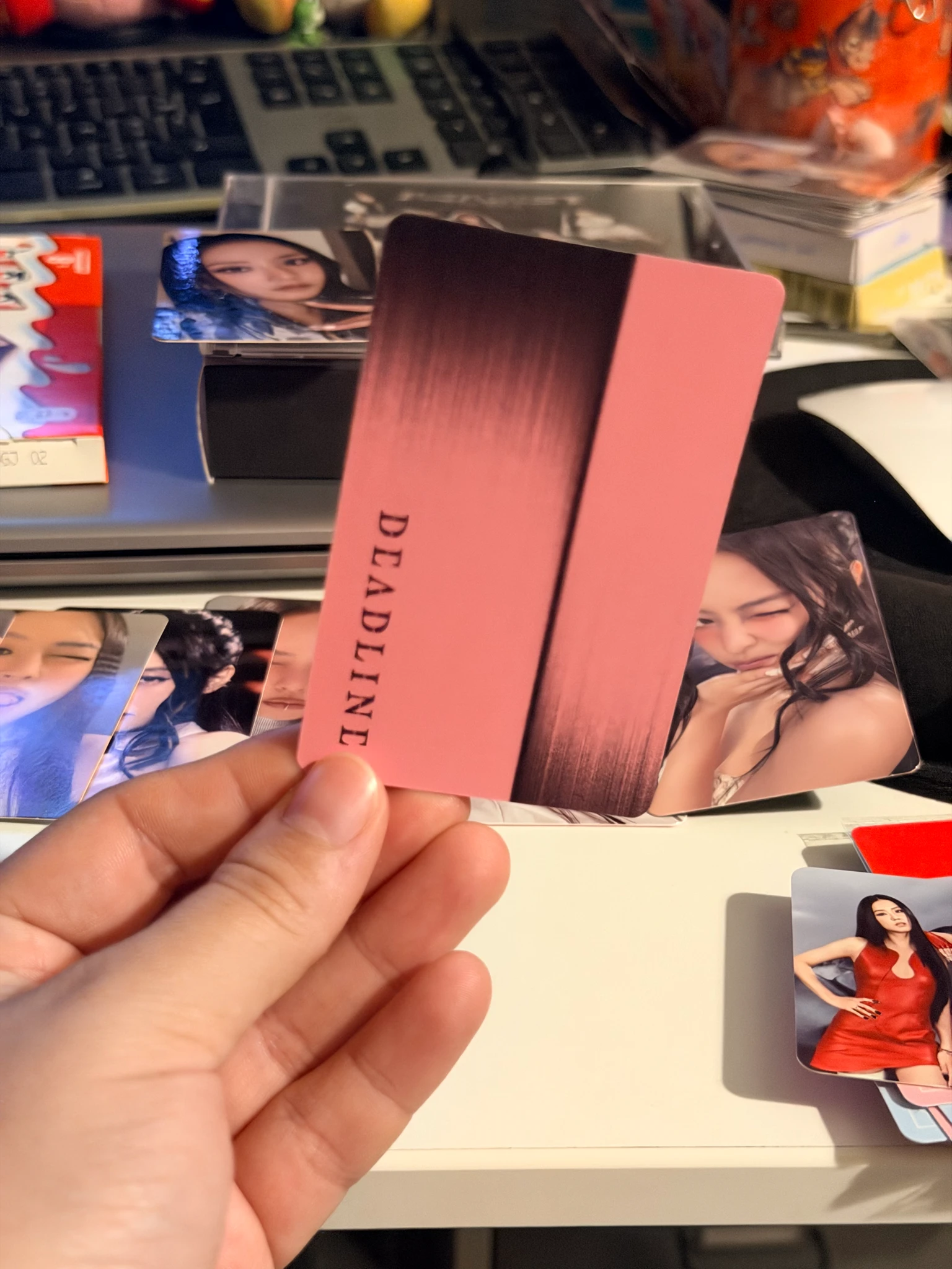 BLACKPINK Jisoo BLACKPINK - Jisoo - Deadline Album album photocard pink version listing photo 2